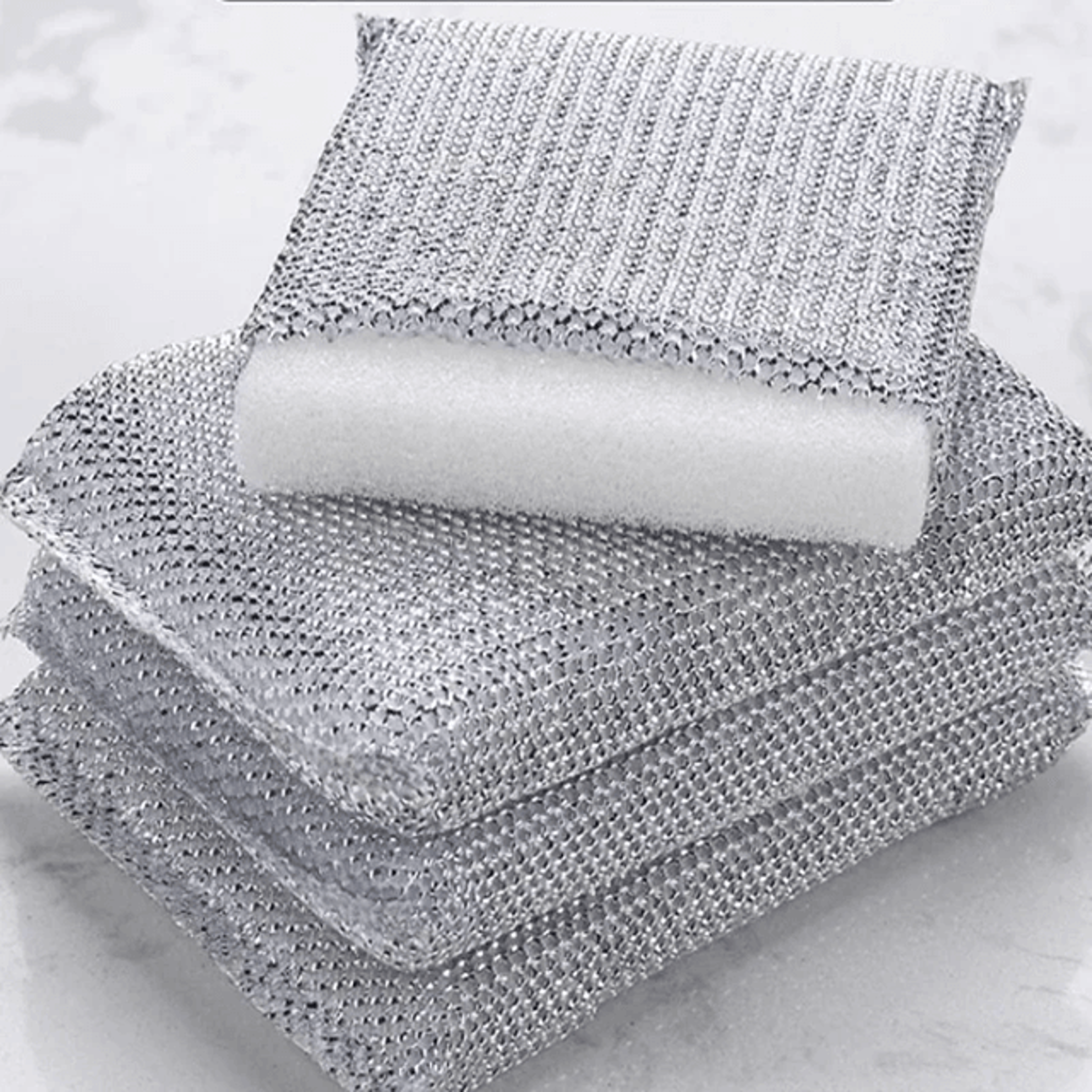softscrub scratch-free dishwashing sponges – 4-pack non-scratch kitchen cleaning pads