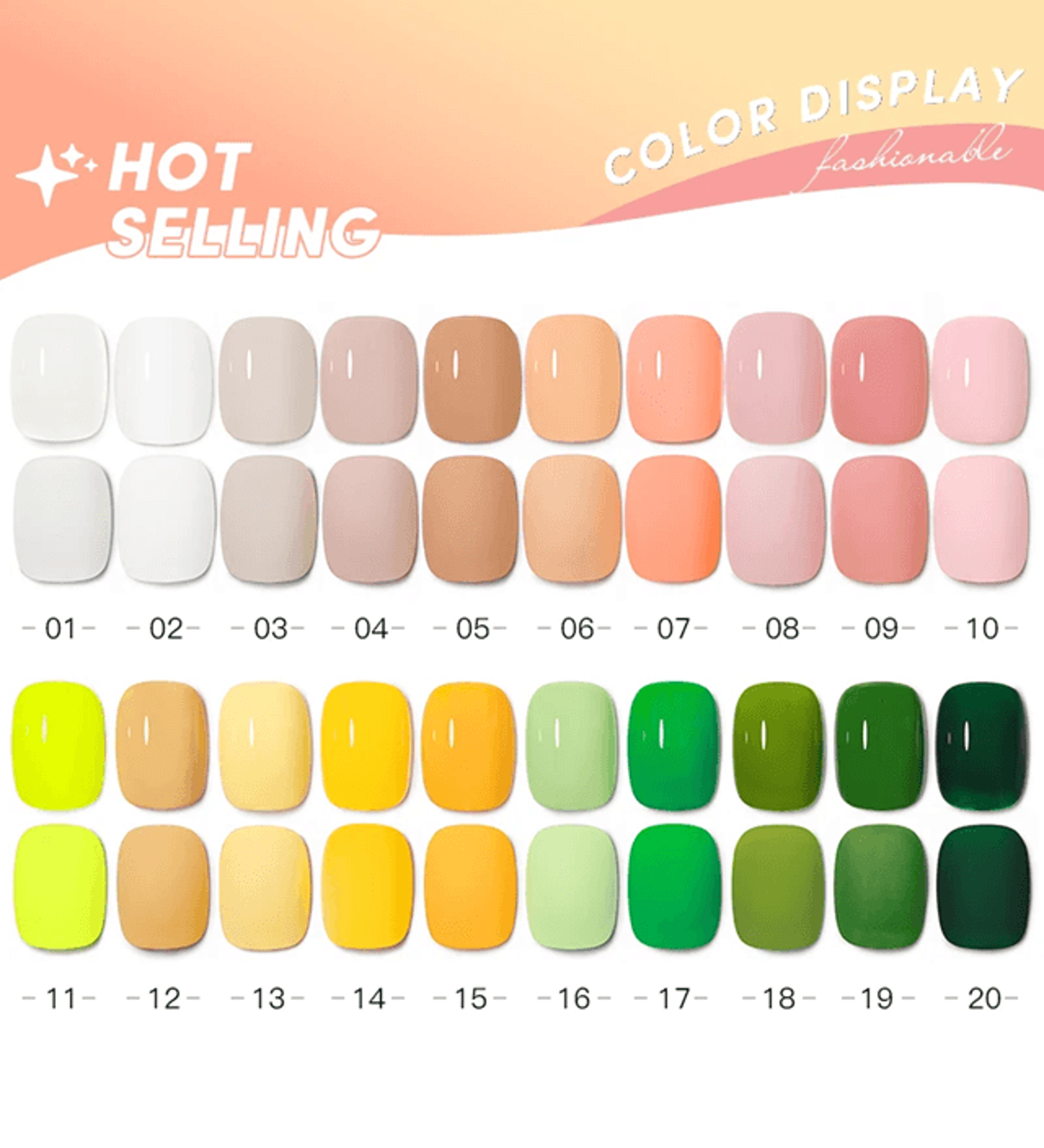 MXSI 60 Color UV Gel Nail Polish Set 15ml  Glitter Soak Off Semi Permanent Varnish 2