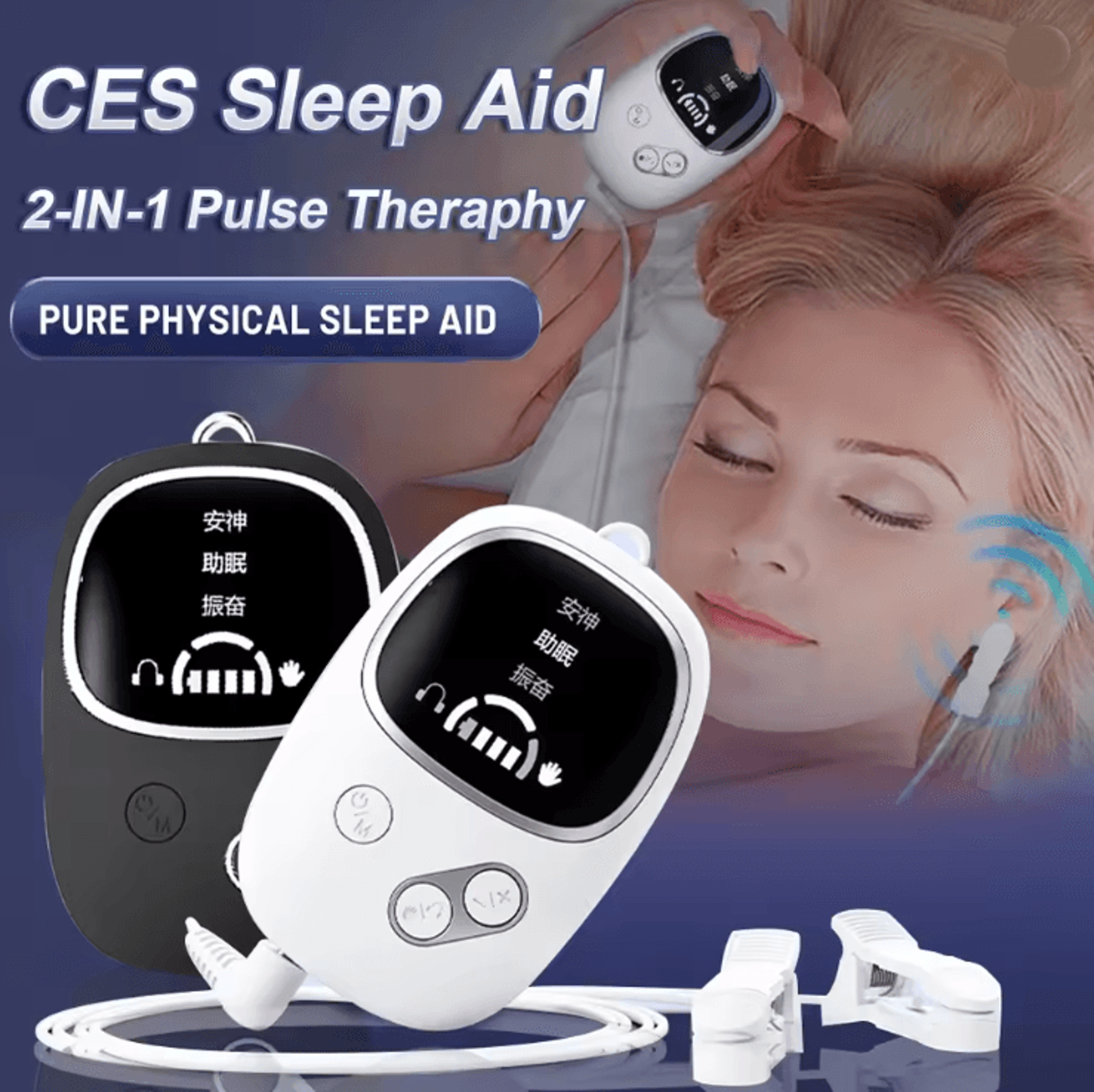 sleepease ces earclip microcurrent sleep aid device