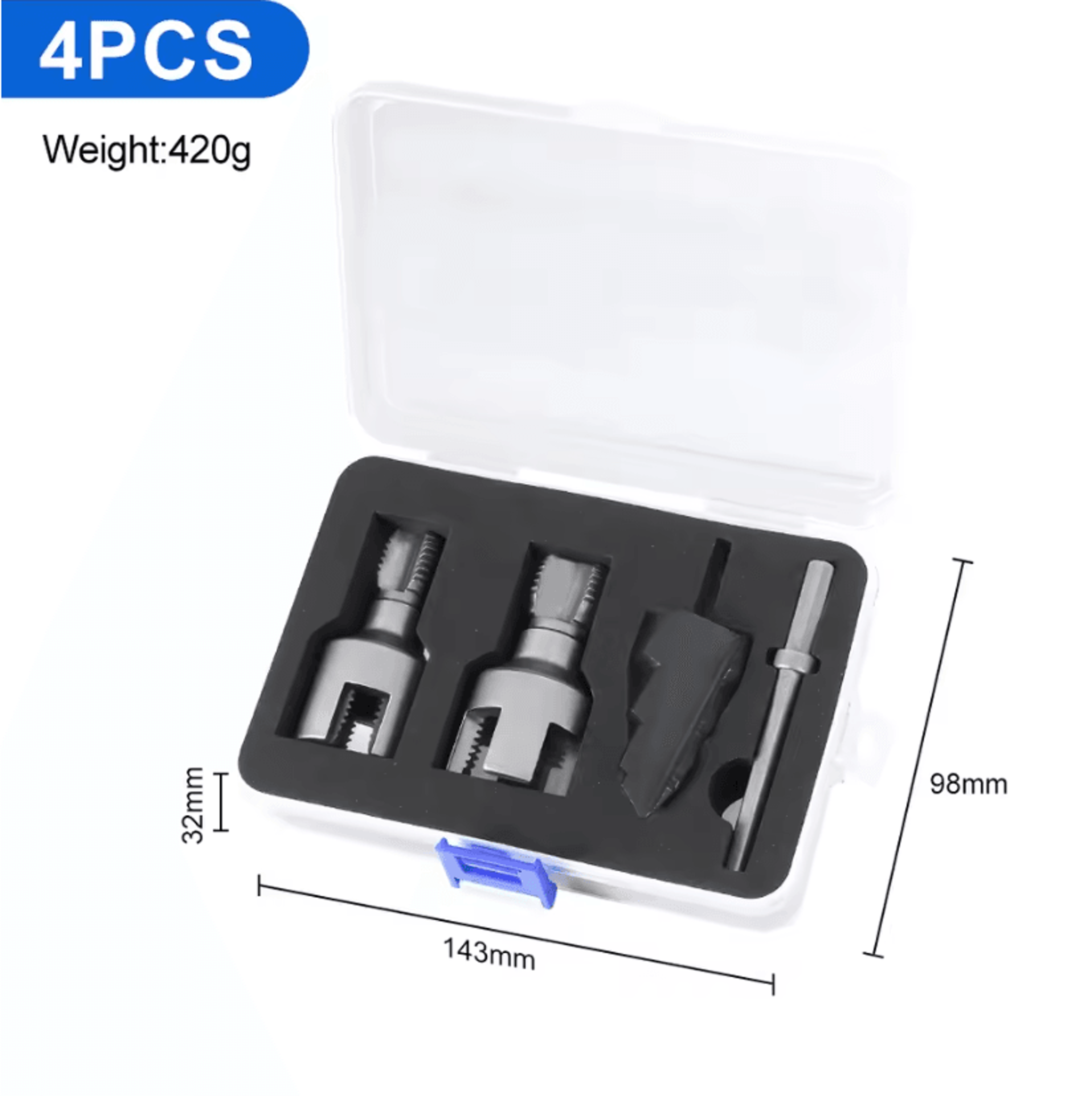 Hex Shank Pipe Threading Tool Set For PVC PPR And Water Pipes 3