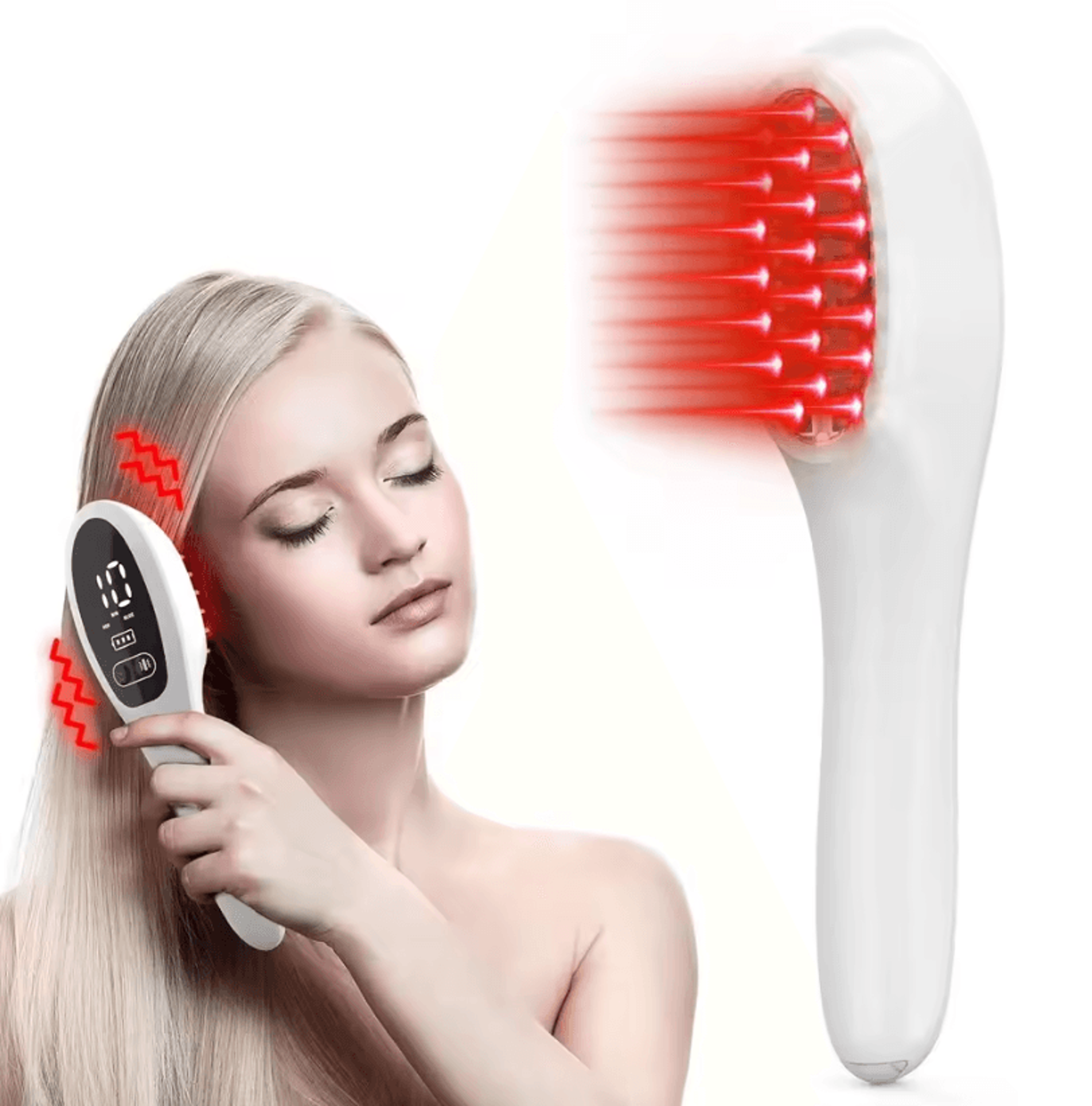 revitalaser 650nm red light laser hair growth comb
