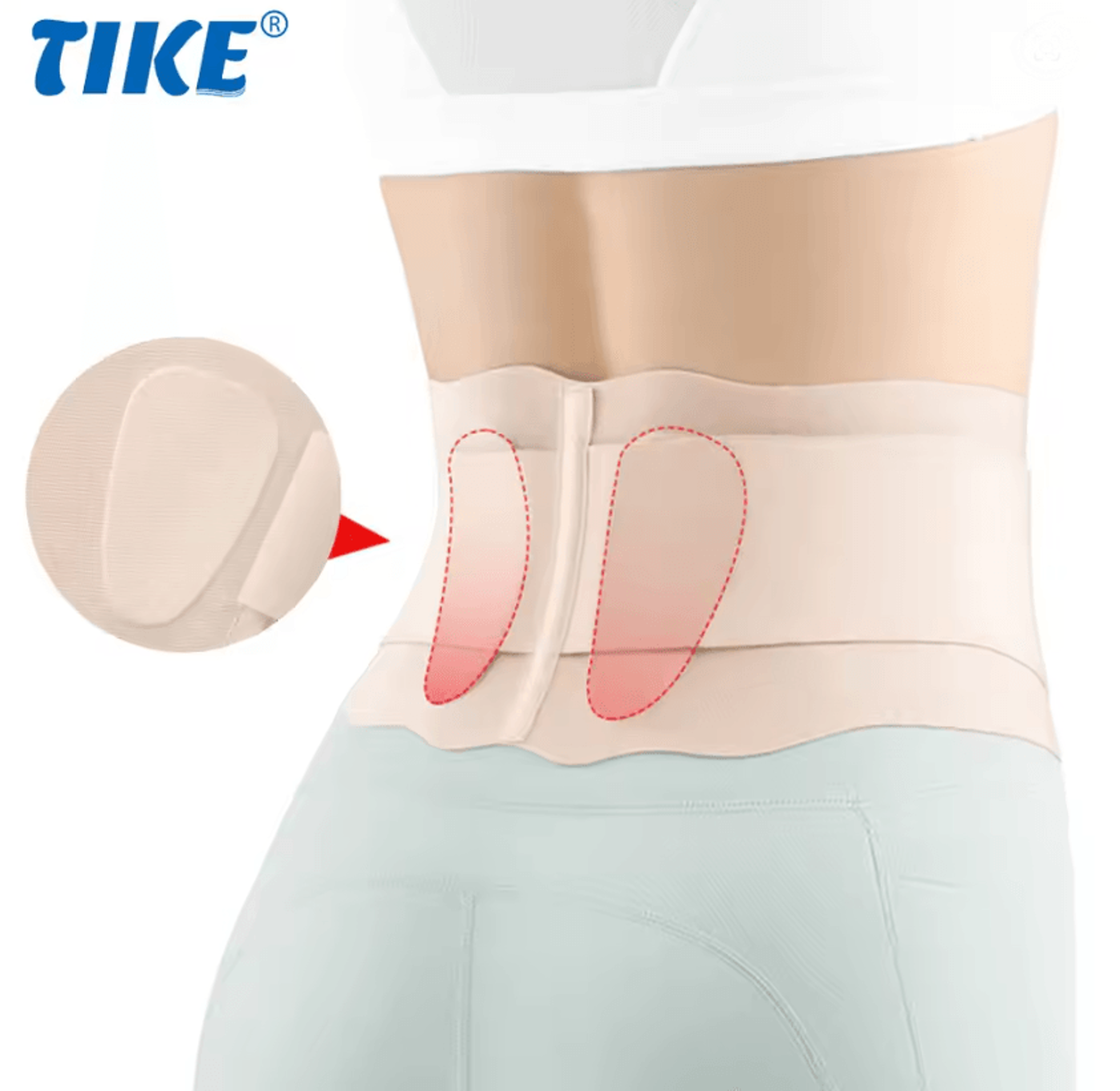 flexirelief thin waist support belt for lower back pain relief breathable lumbar support belt