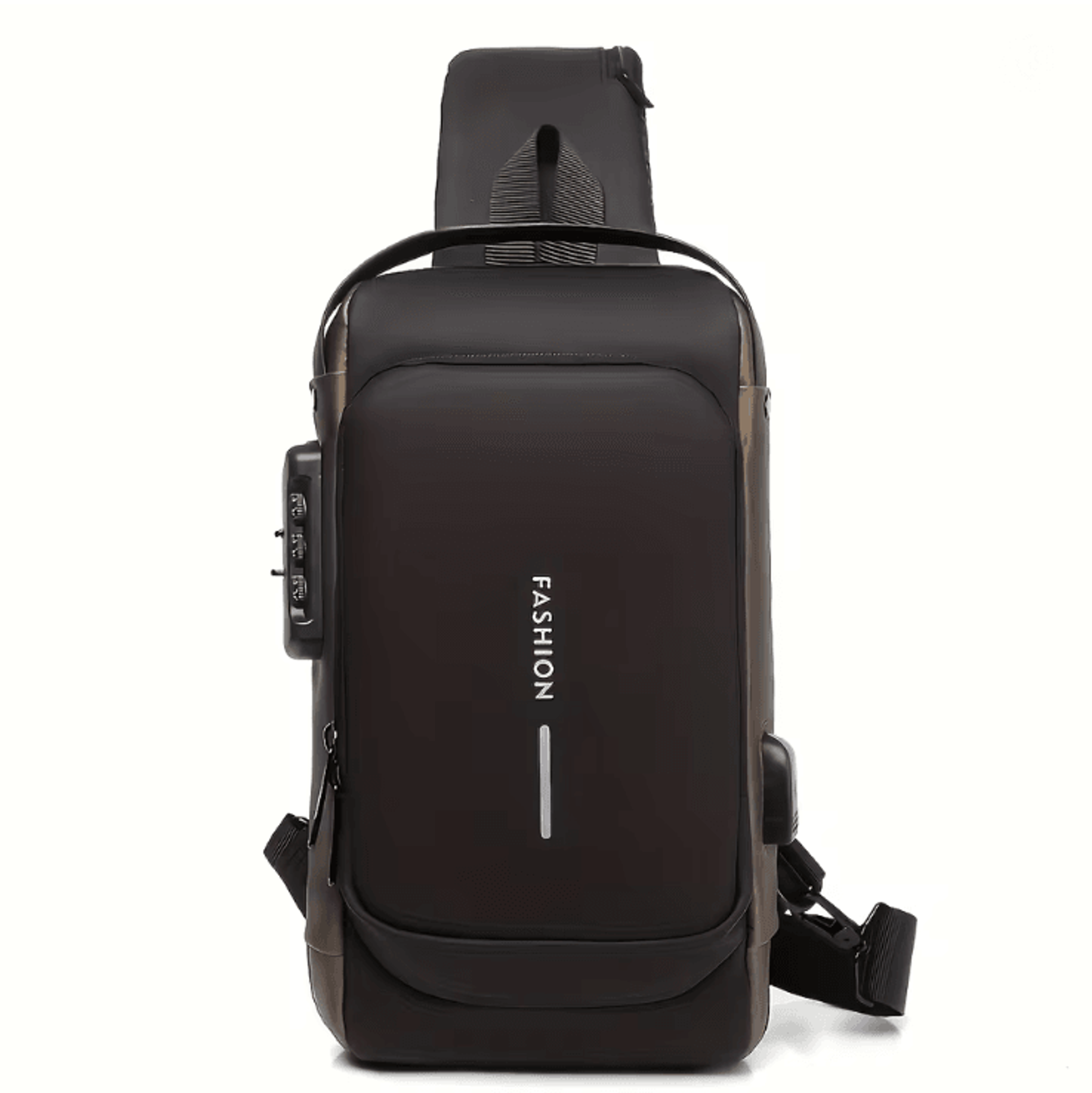 Mens Anti Theft Chest Bag Durable Oxford Crossbody Backpack For Travel And Motorcycle 6