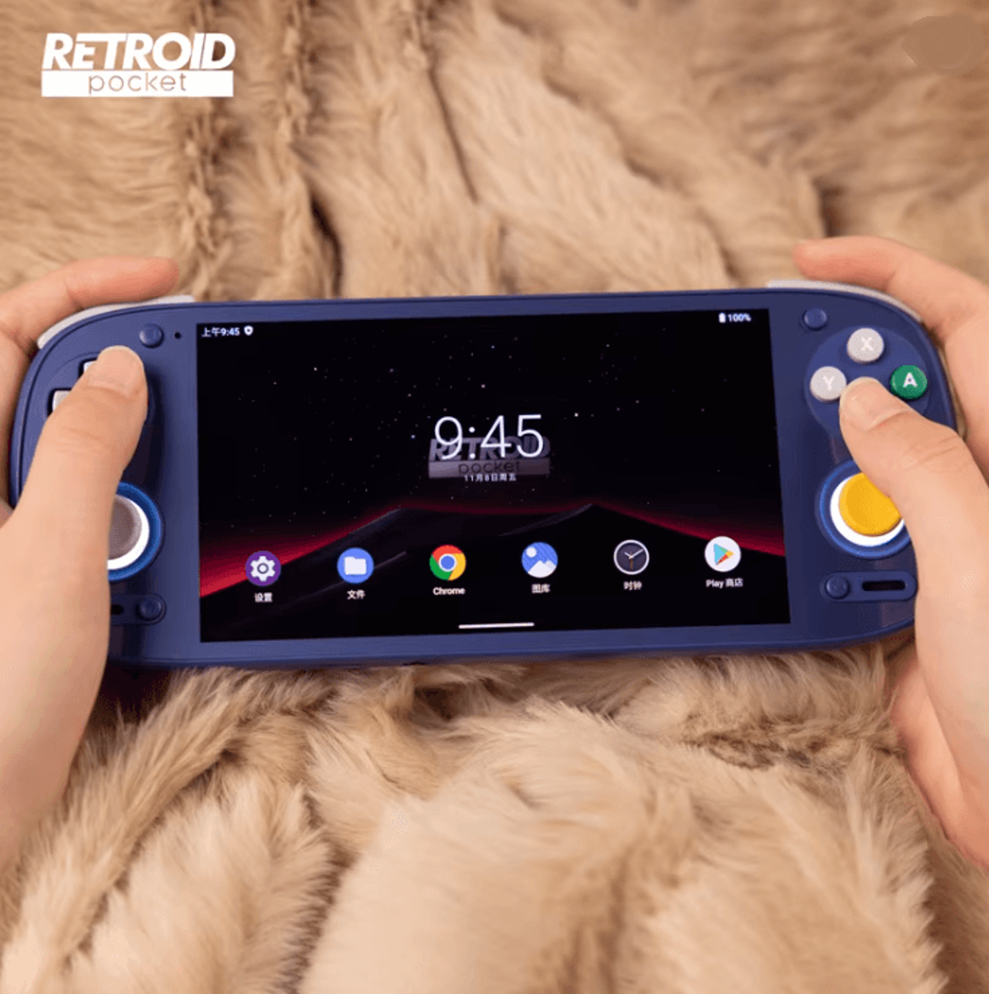 retroid pocket 5 handheld game console portable retro gaming device