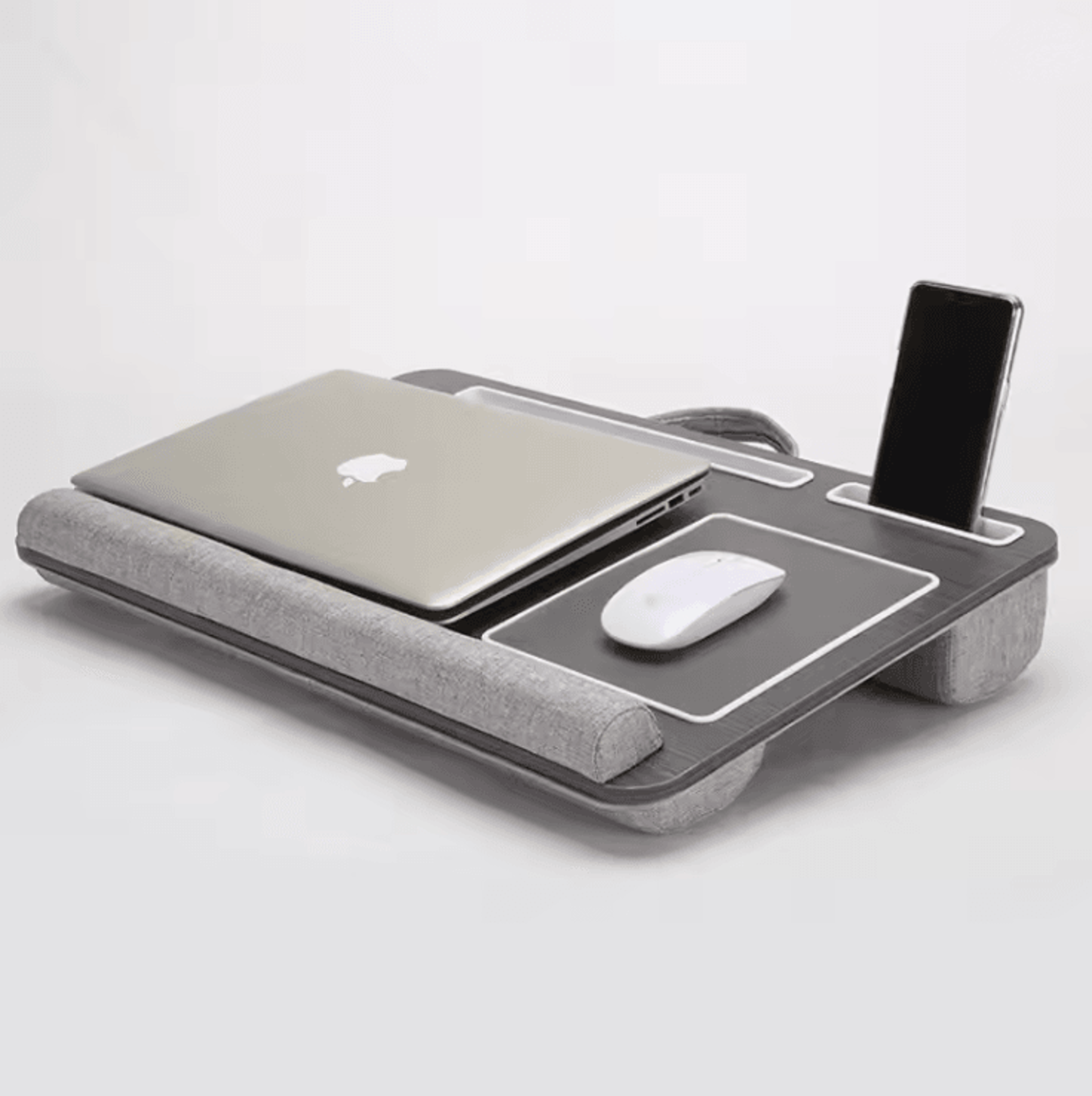 flexiwork multi purpose portable laptop desk with built in mouse pad