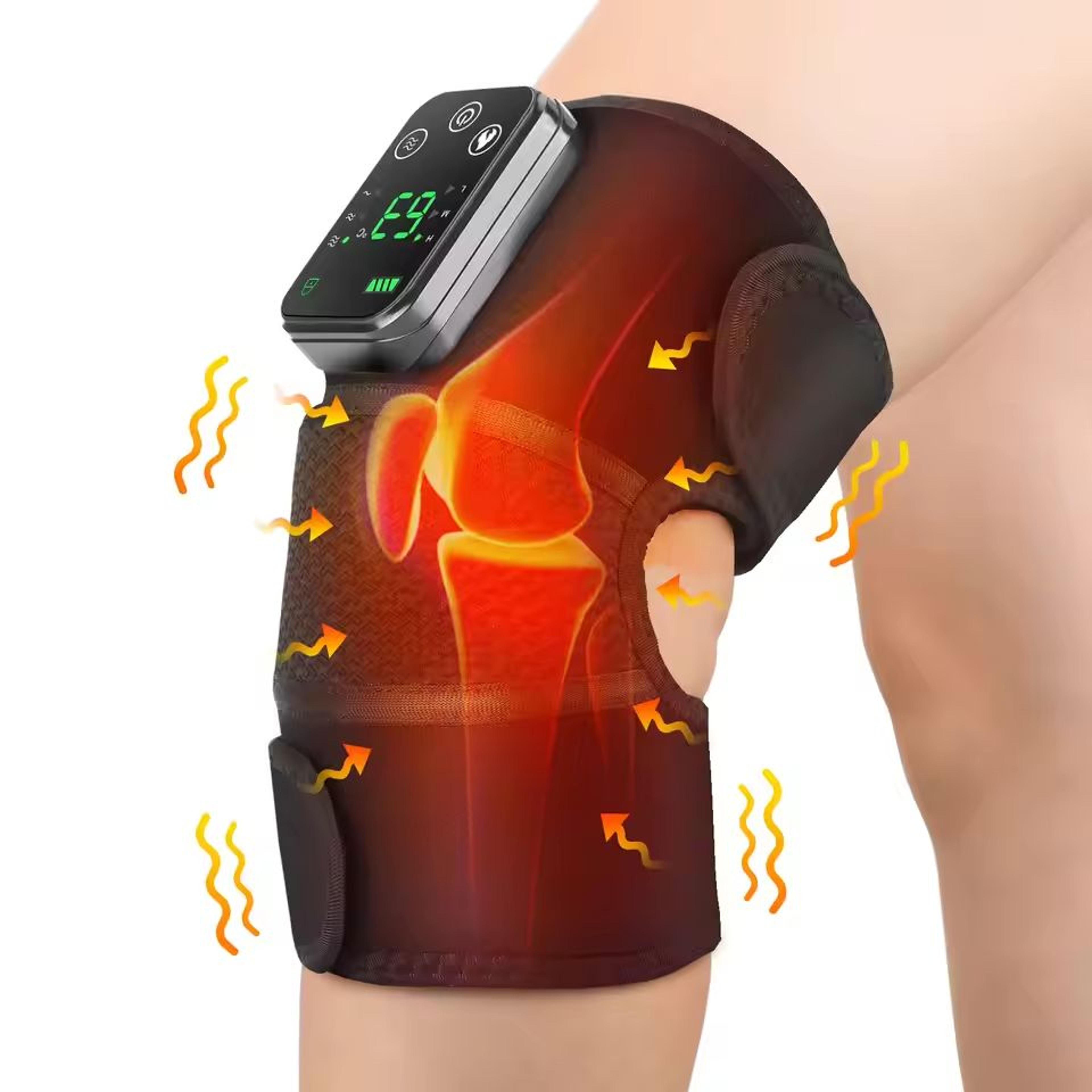 thermarelief rechargeable heated knee massager