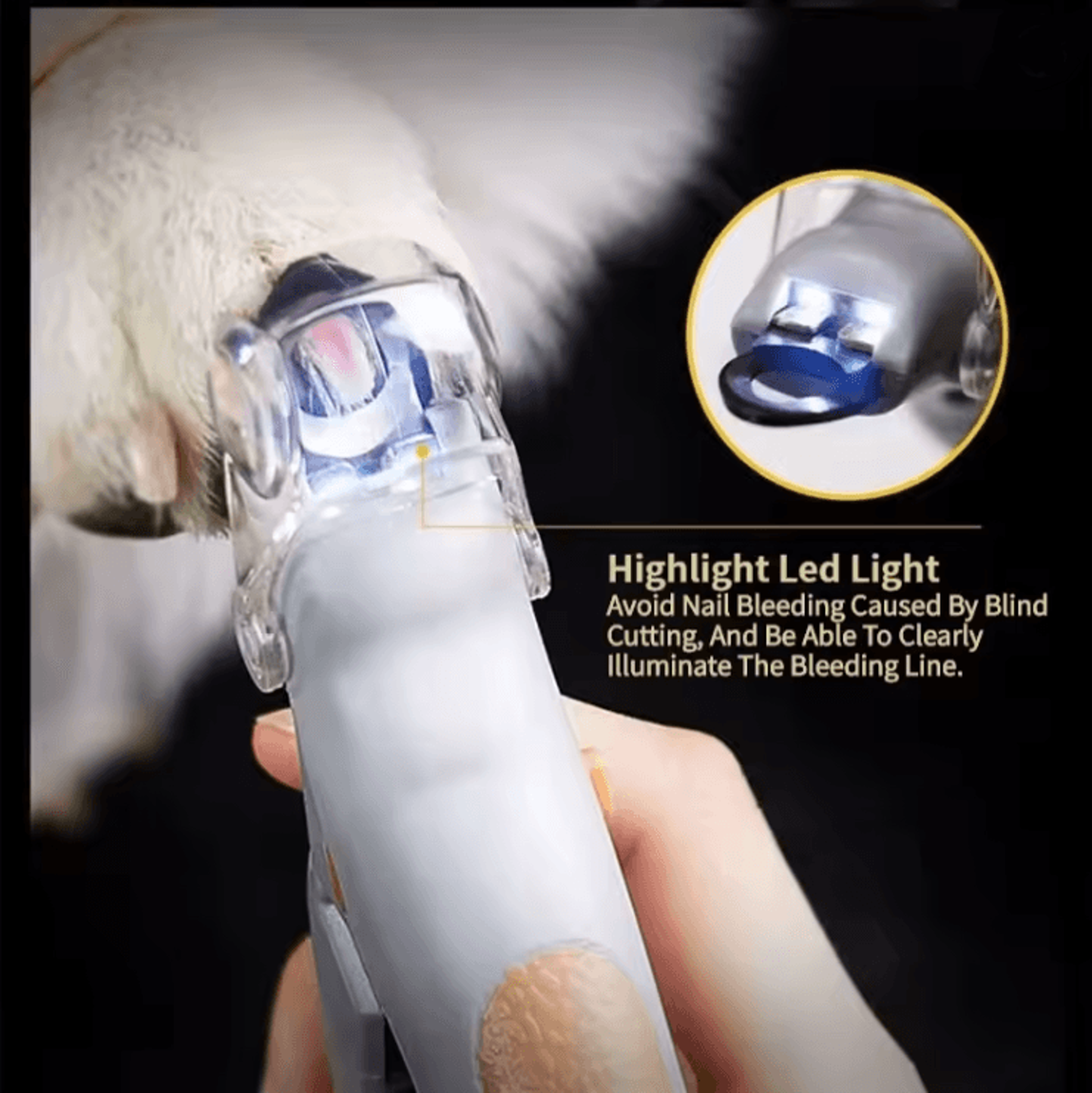 sharppaws led pet nail trimmer