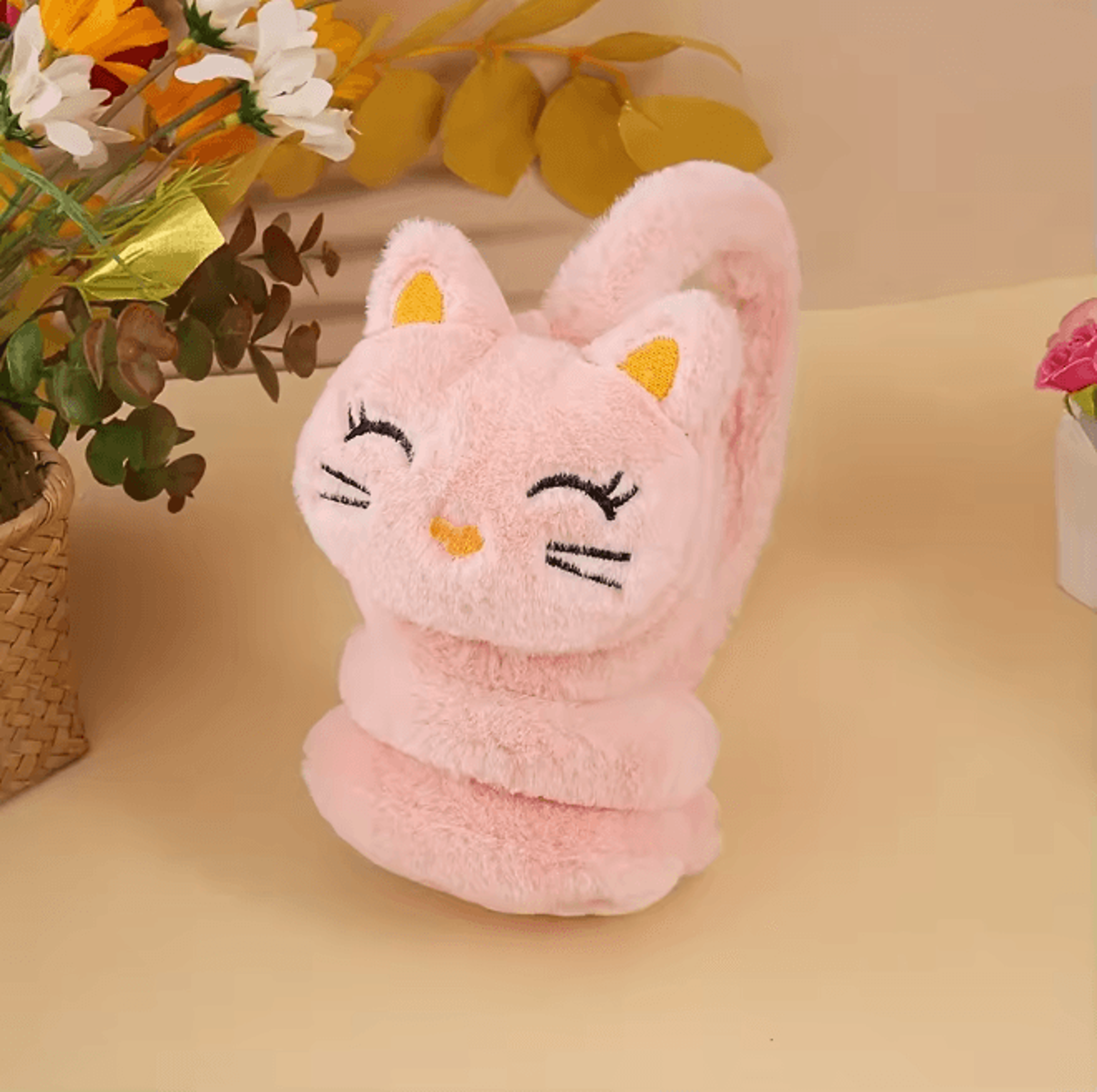 CozyCat Plush Earmuffs Winter Warm Ear Protection 8