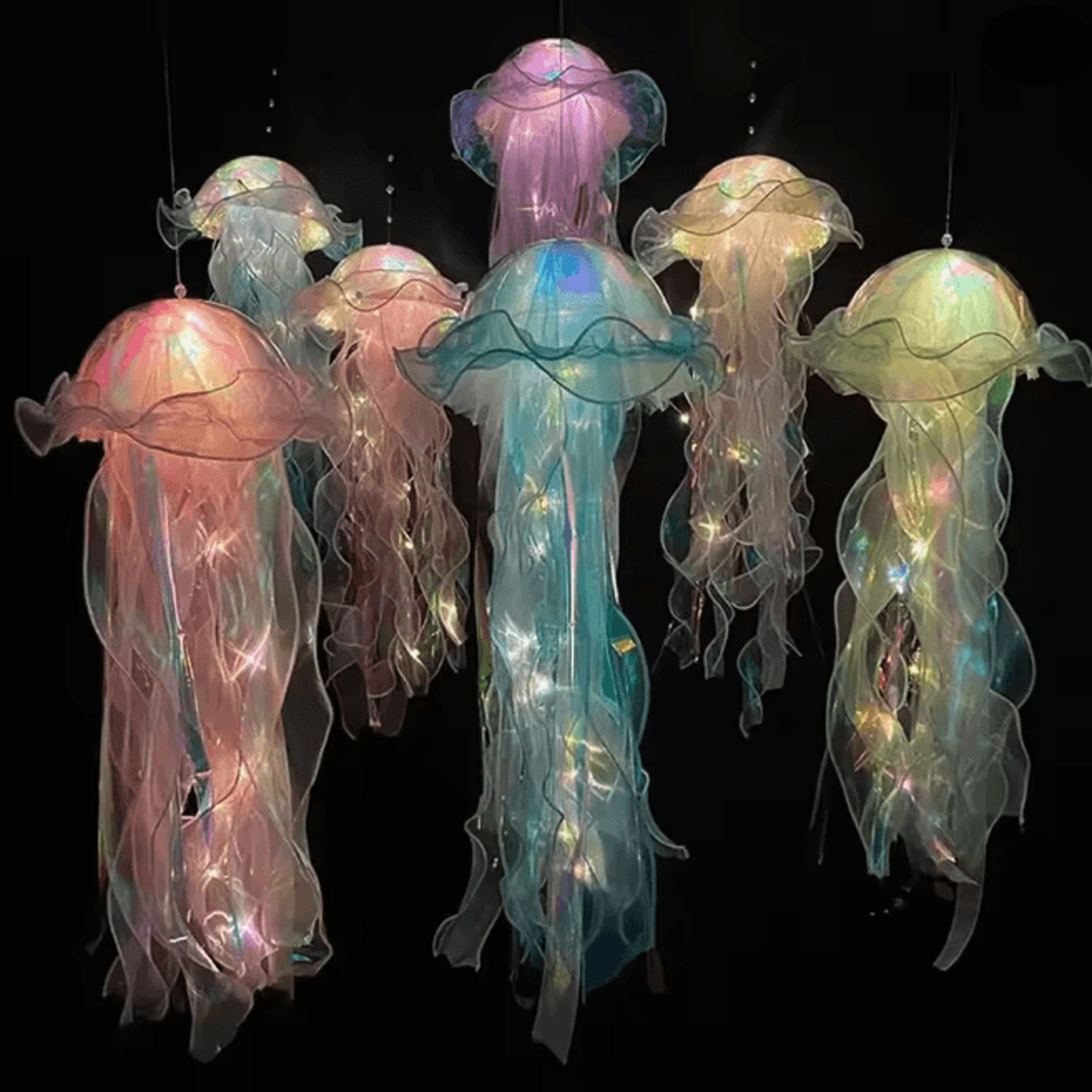 aquaglow diy jellyfish lantern mood light