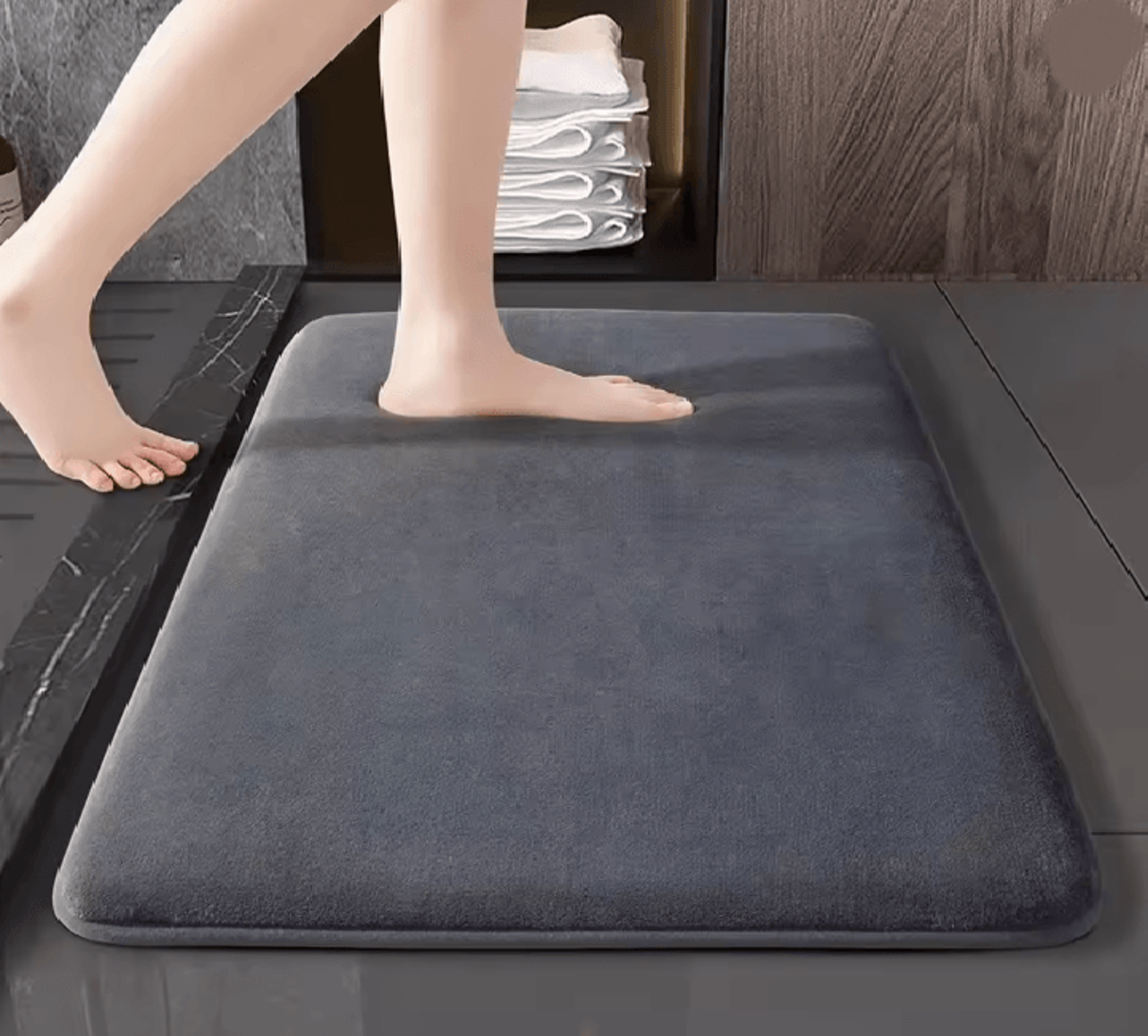 coralsoft absorbent non slip bath mat