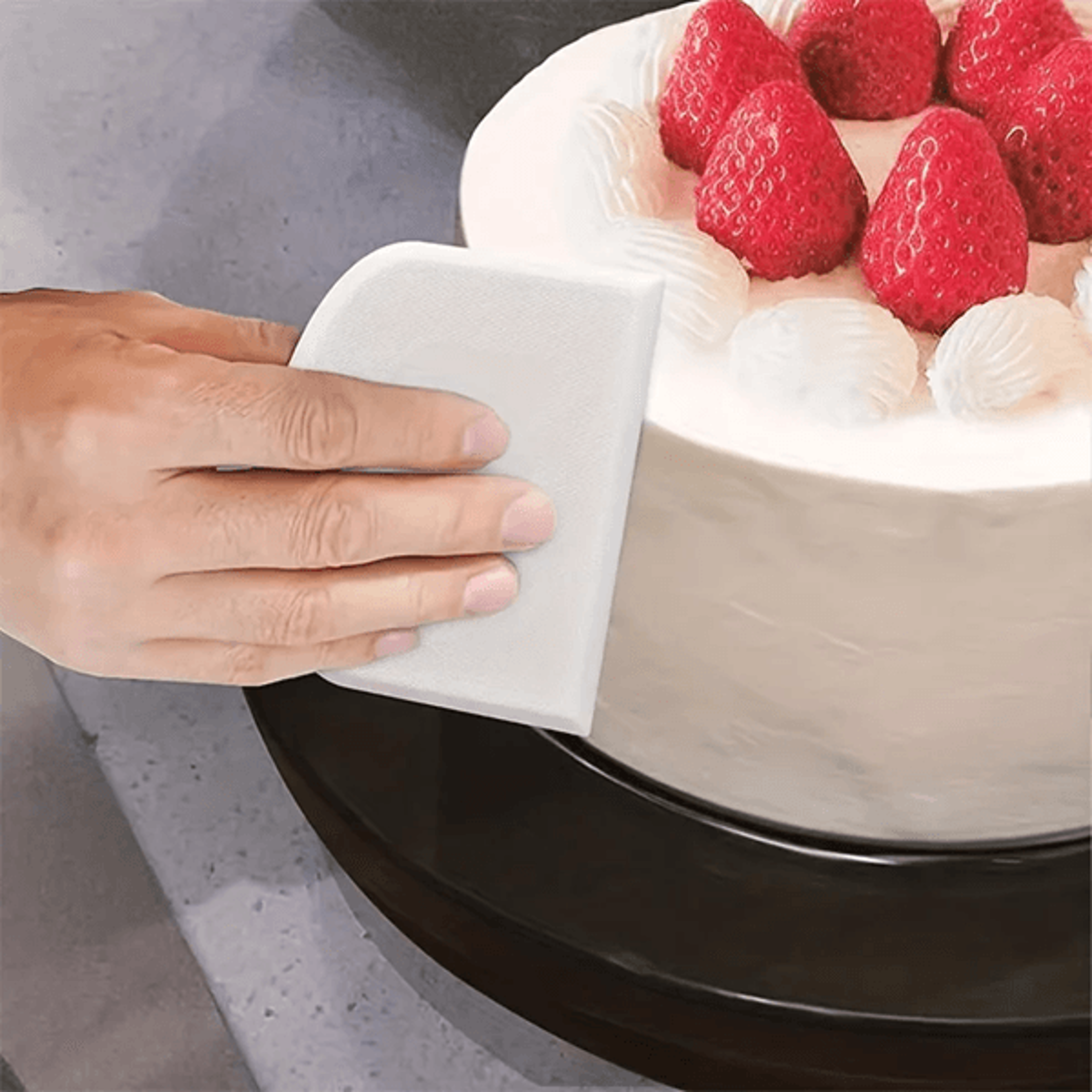 plastic cake cream spatula
