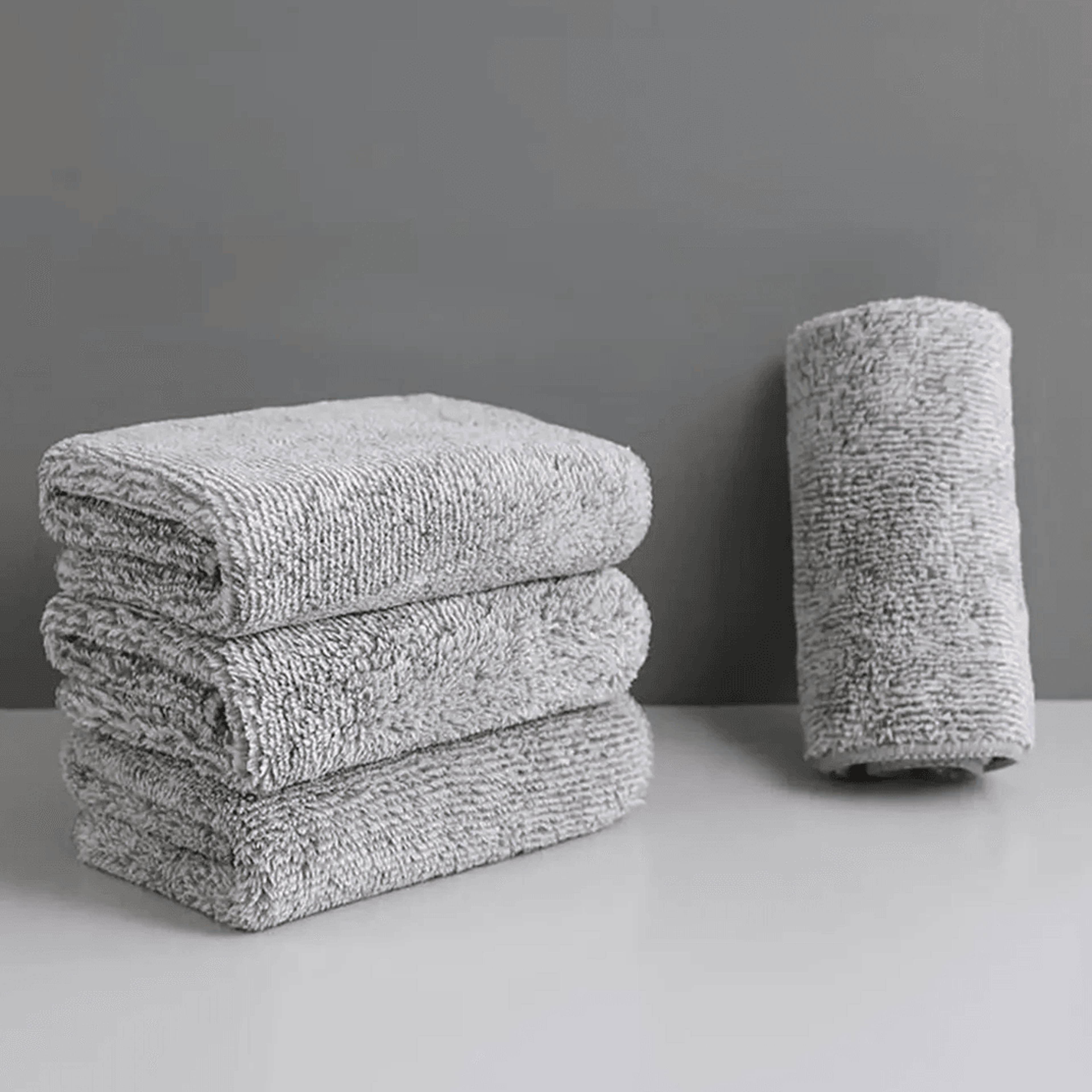 japanese style thick absorbent towel set