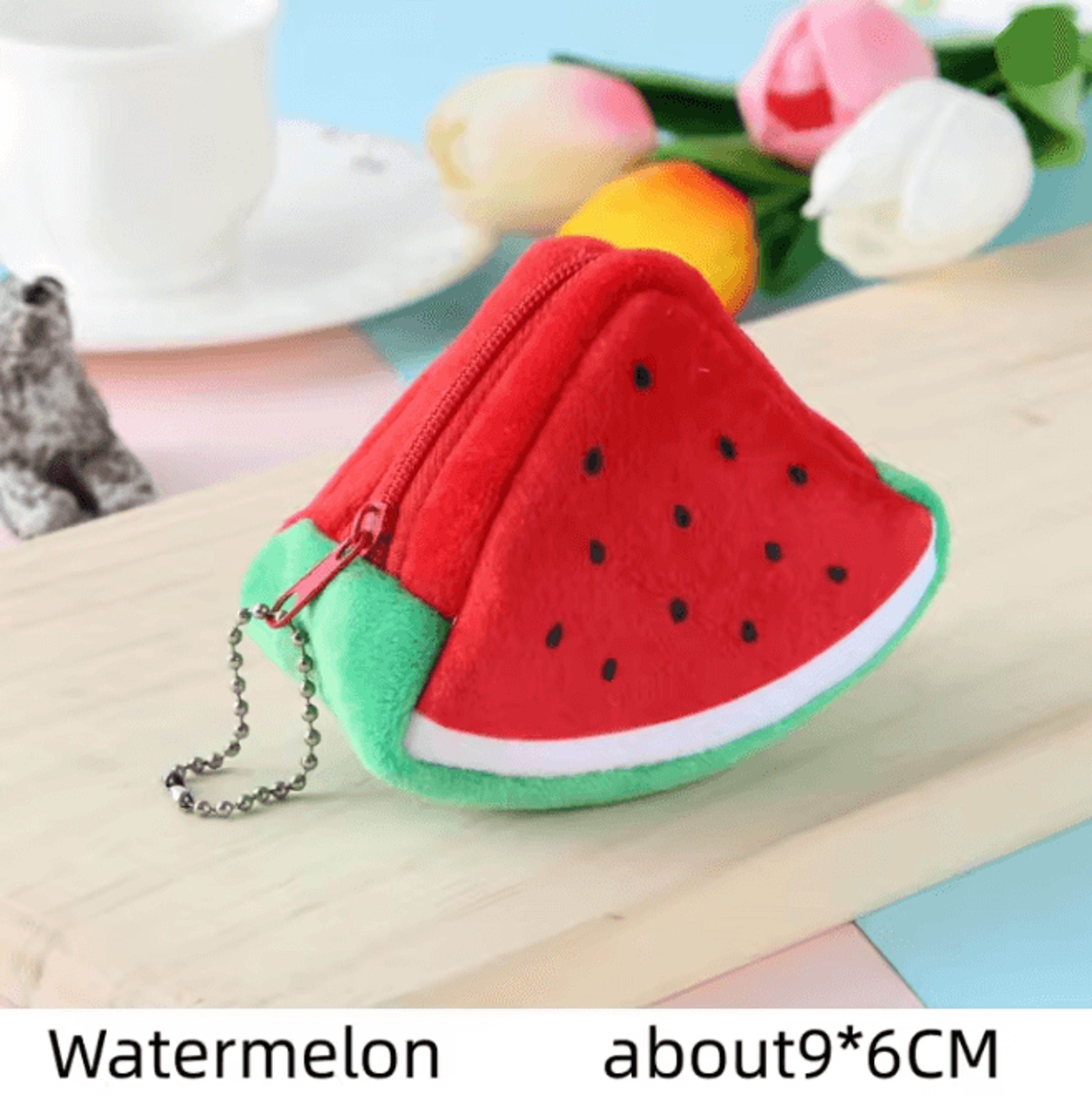 Cartoon Fruit Plush Coin Wallet For Kids 7