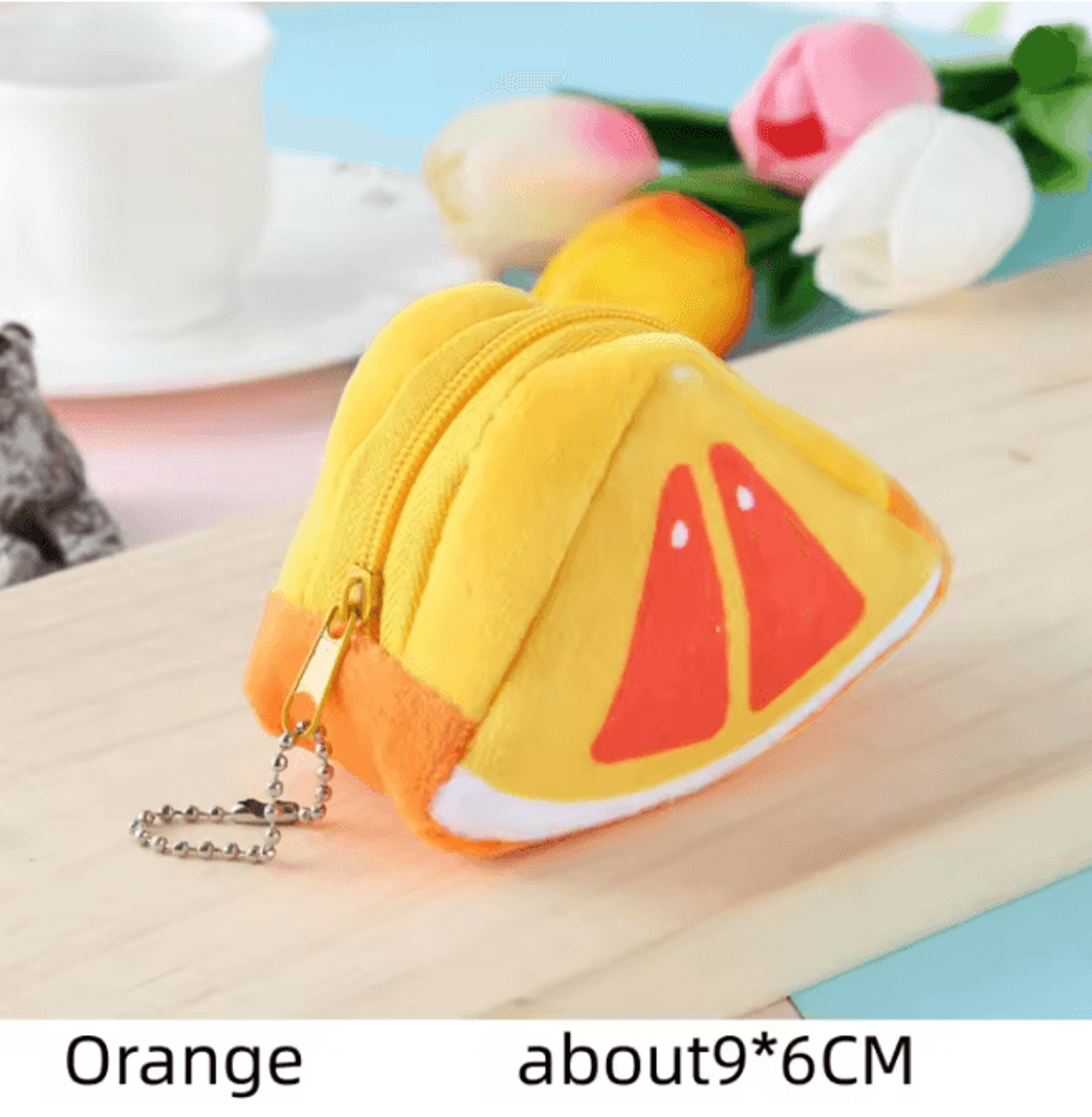 Cartoon Fruit Plush Coin Wallet For Kids 1