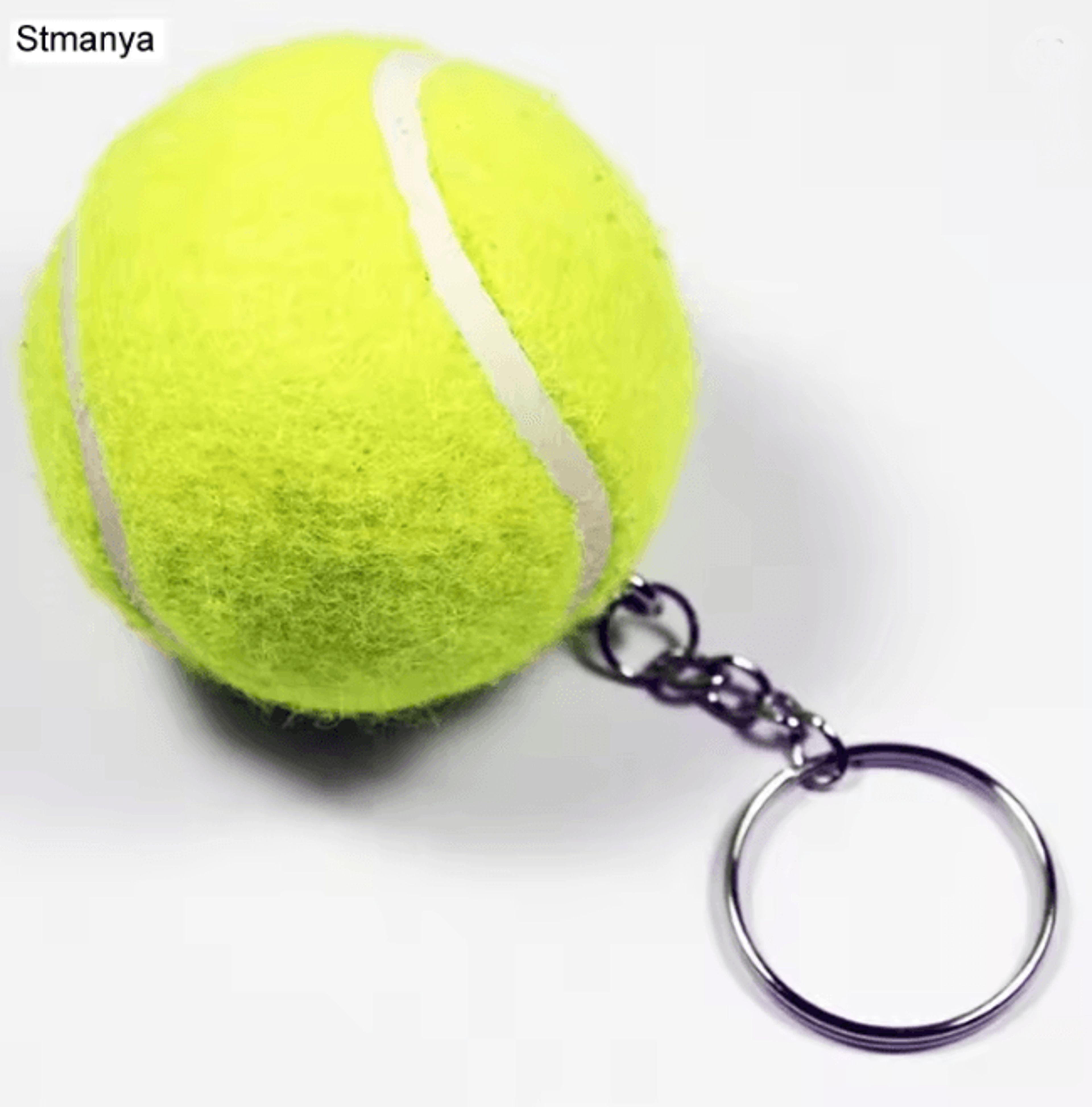 tennis ball keychain pendant