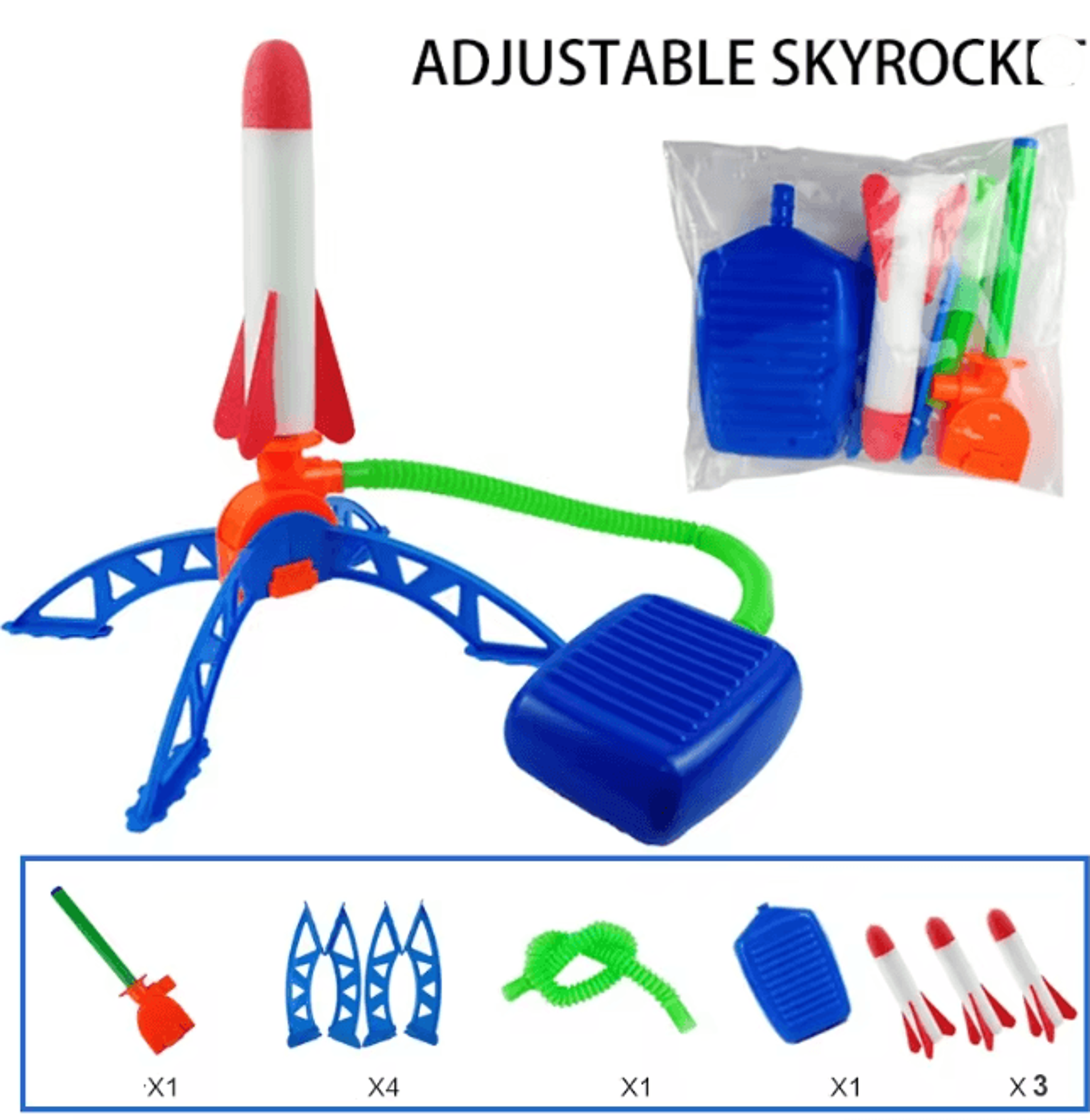 Kids Air Powered Rocket Launcher 5