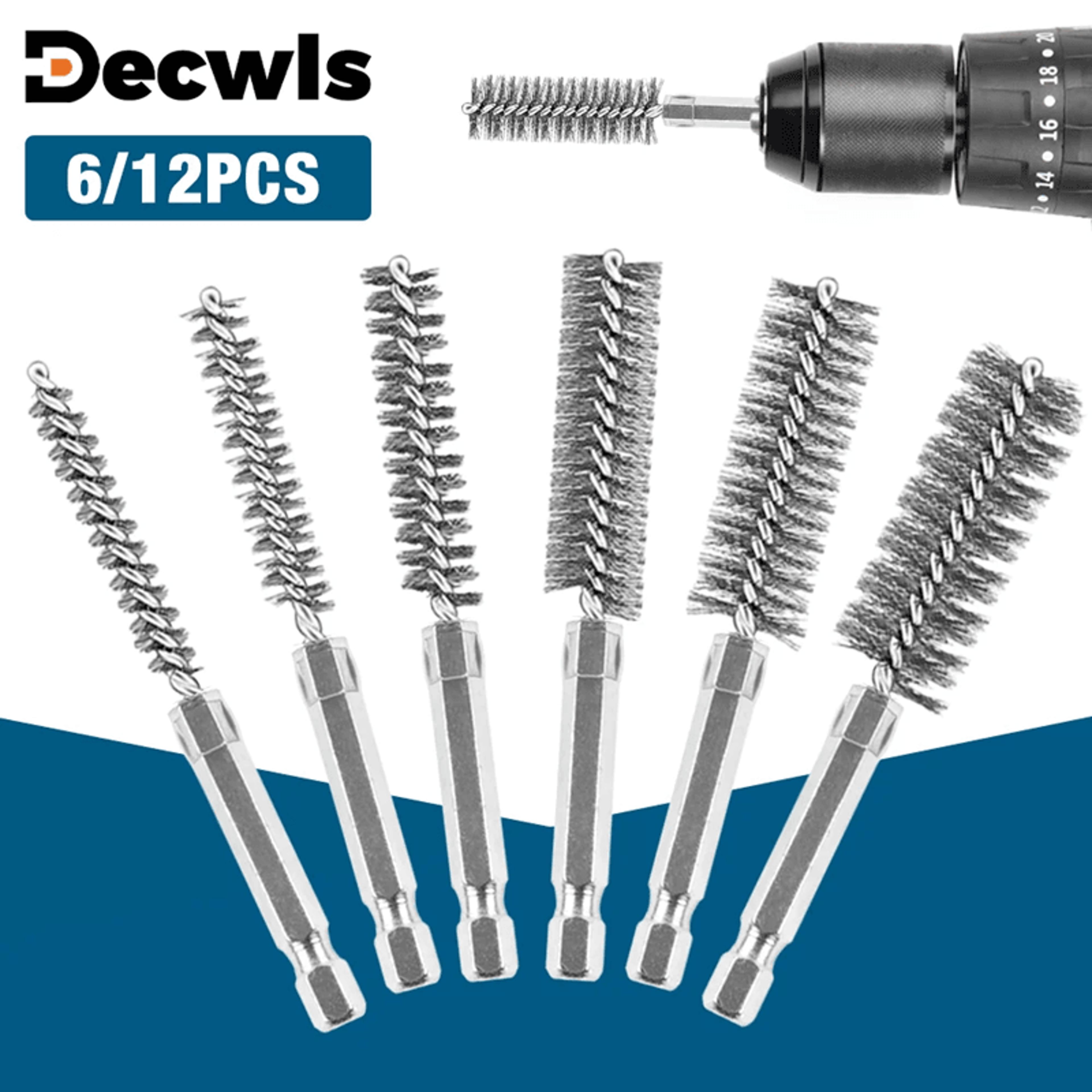 ProSteel Wire Brush Drill Cleaning Set 1