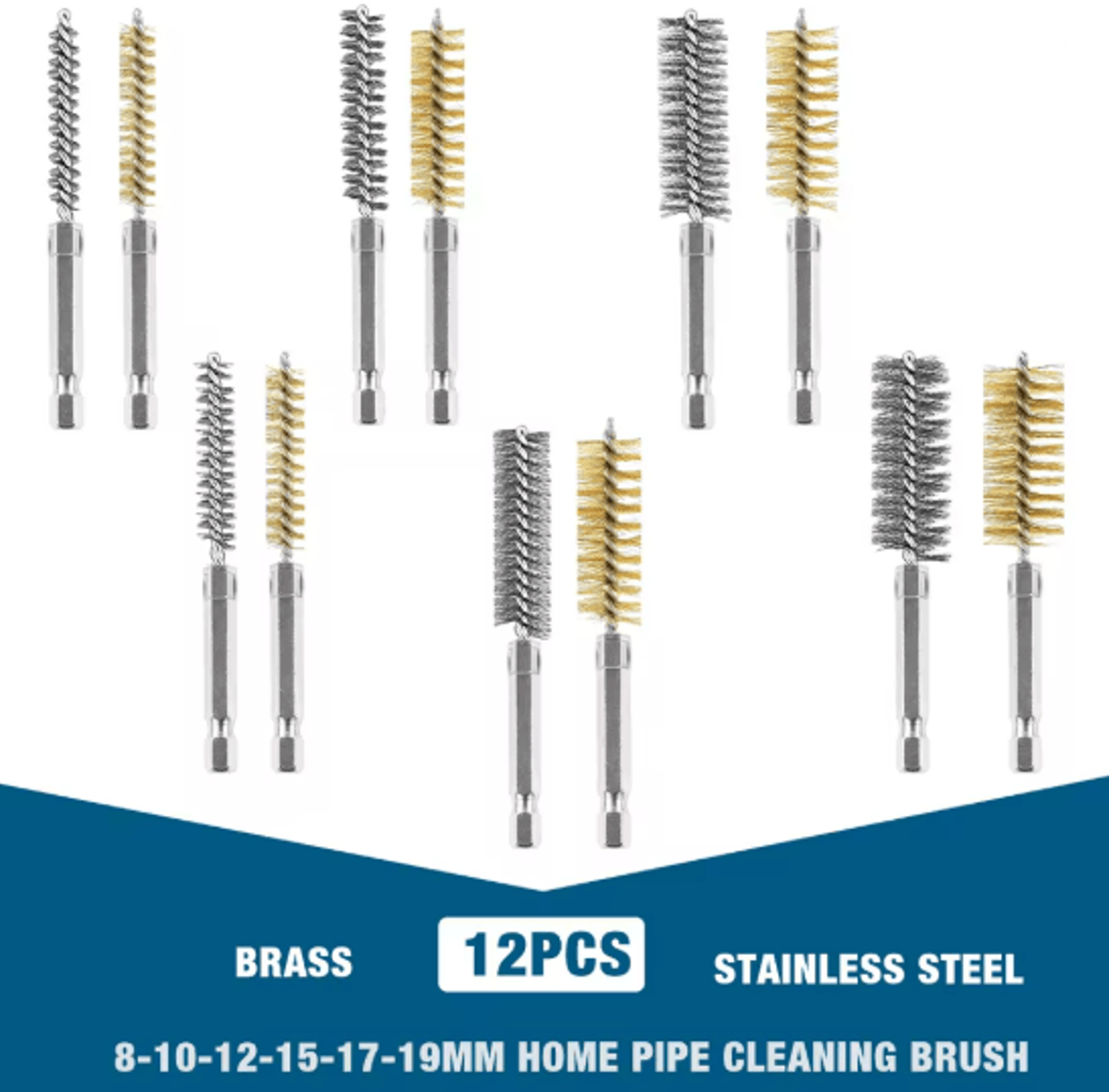 ProSteel Wire Brush Drill Cleaning Set 3