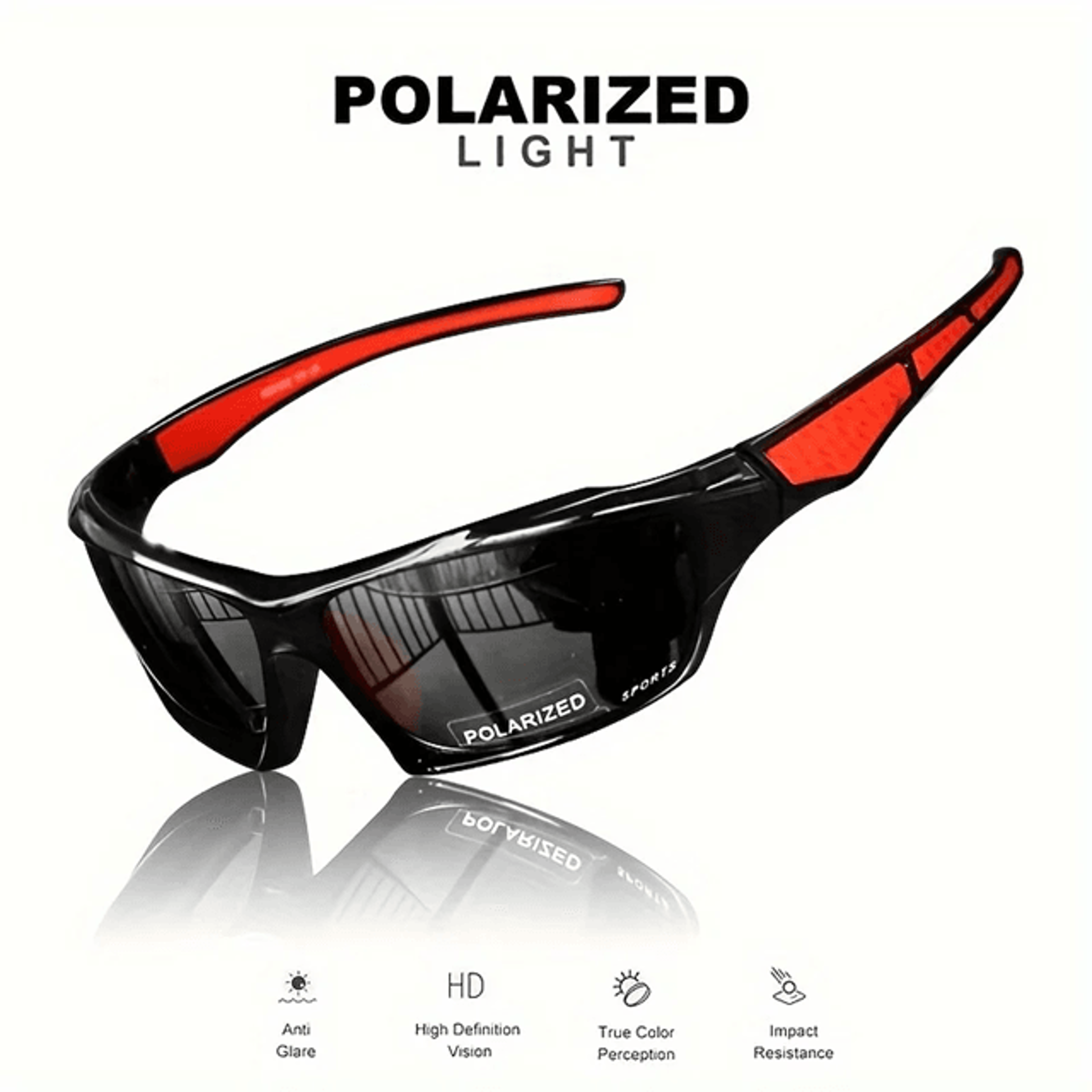 lightweight polarized sports sunglasses