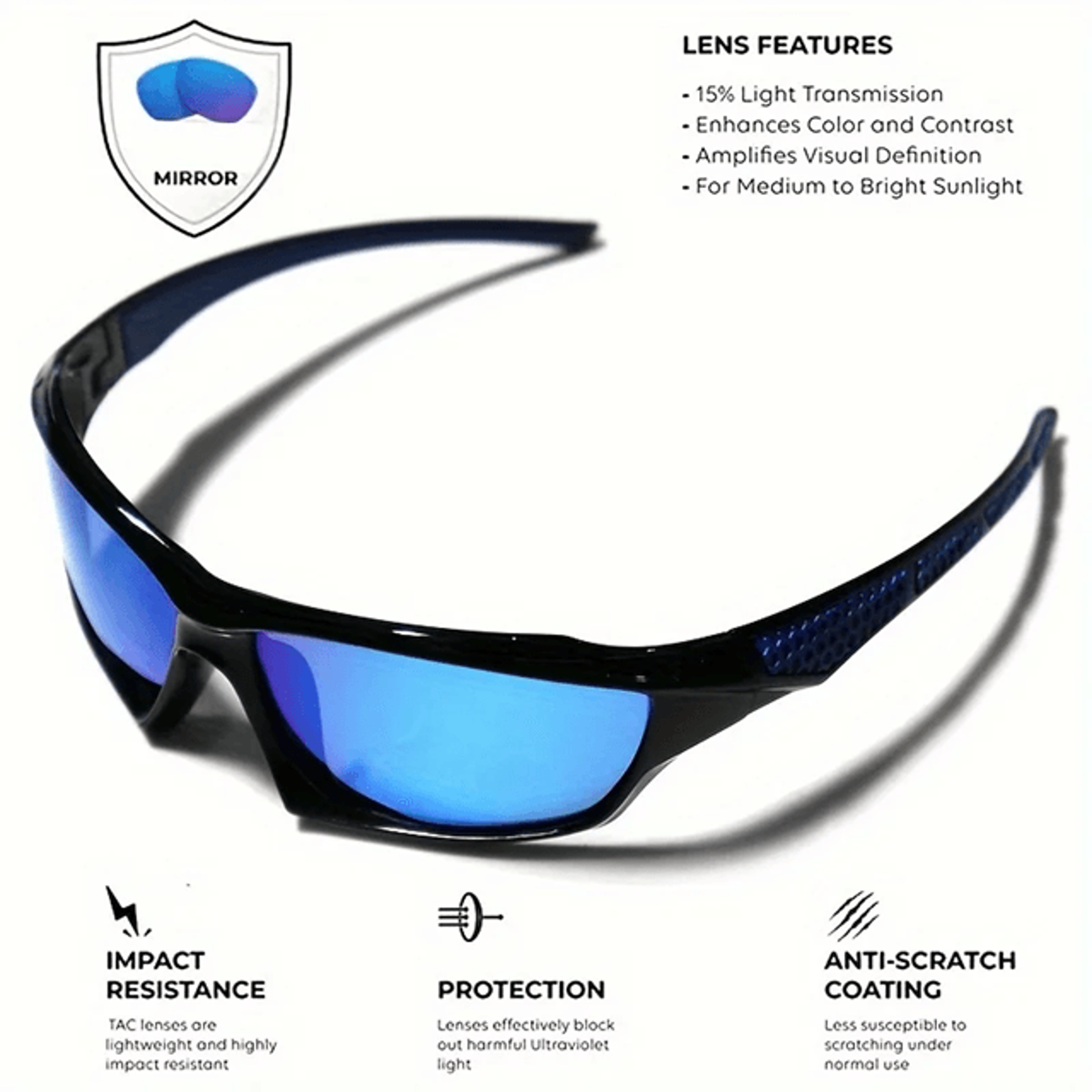 Lightweight Polarized Sports Sunglasses 2
