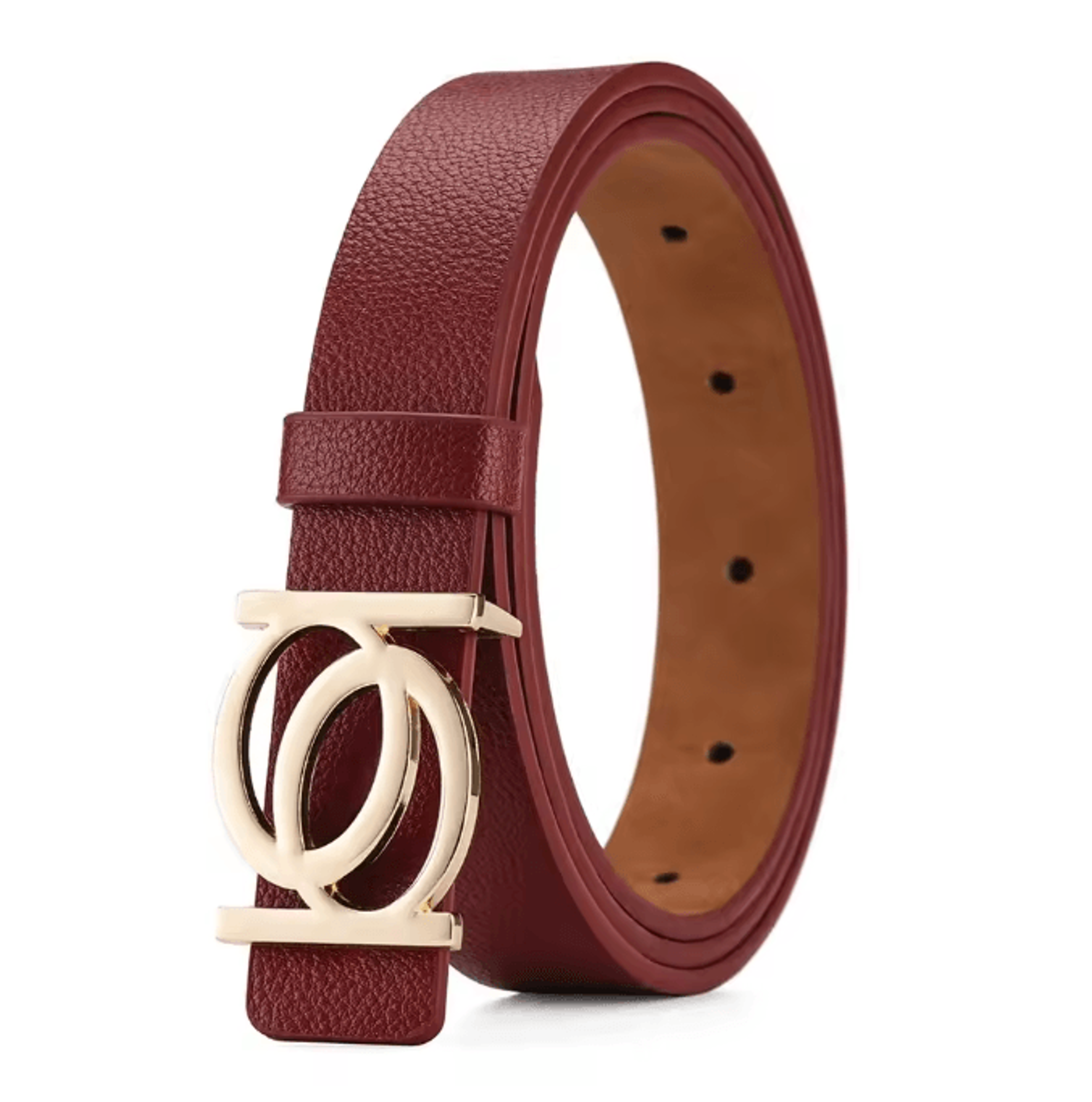Womens Classic PU Leather Belt 7