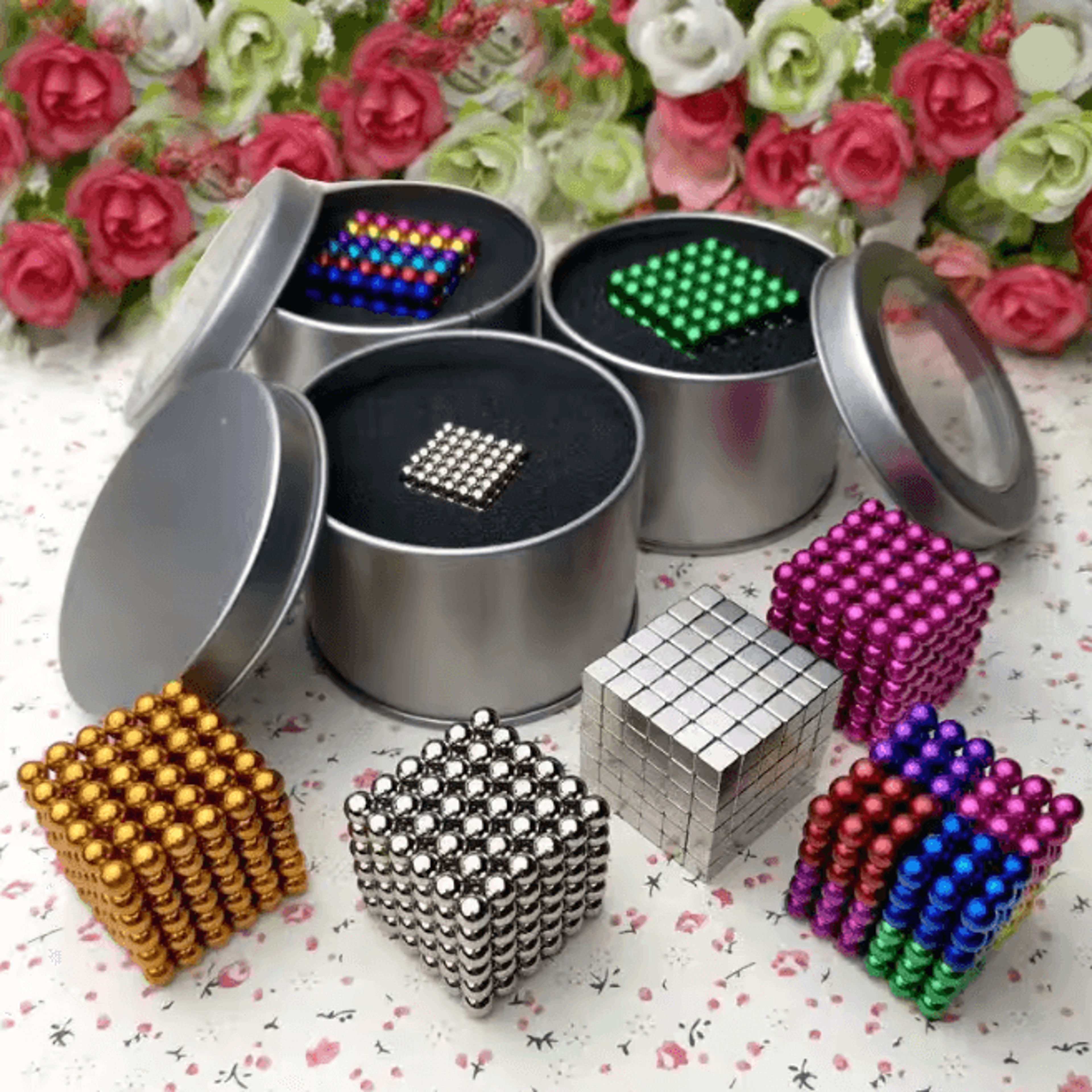 colorful magnetic ball pins