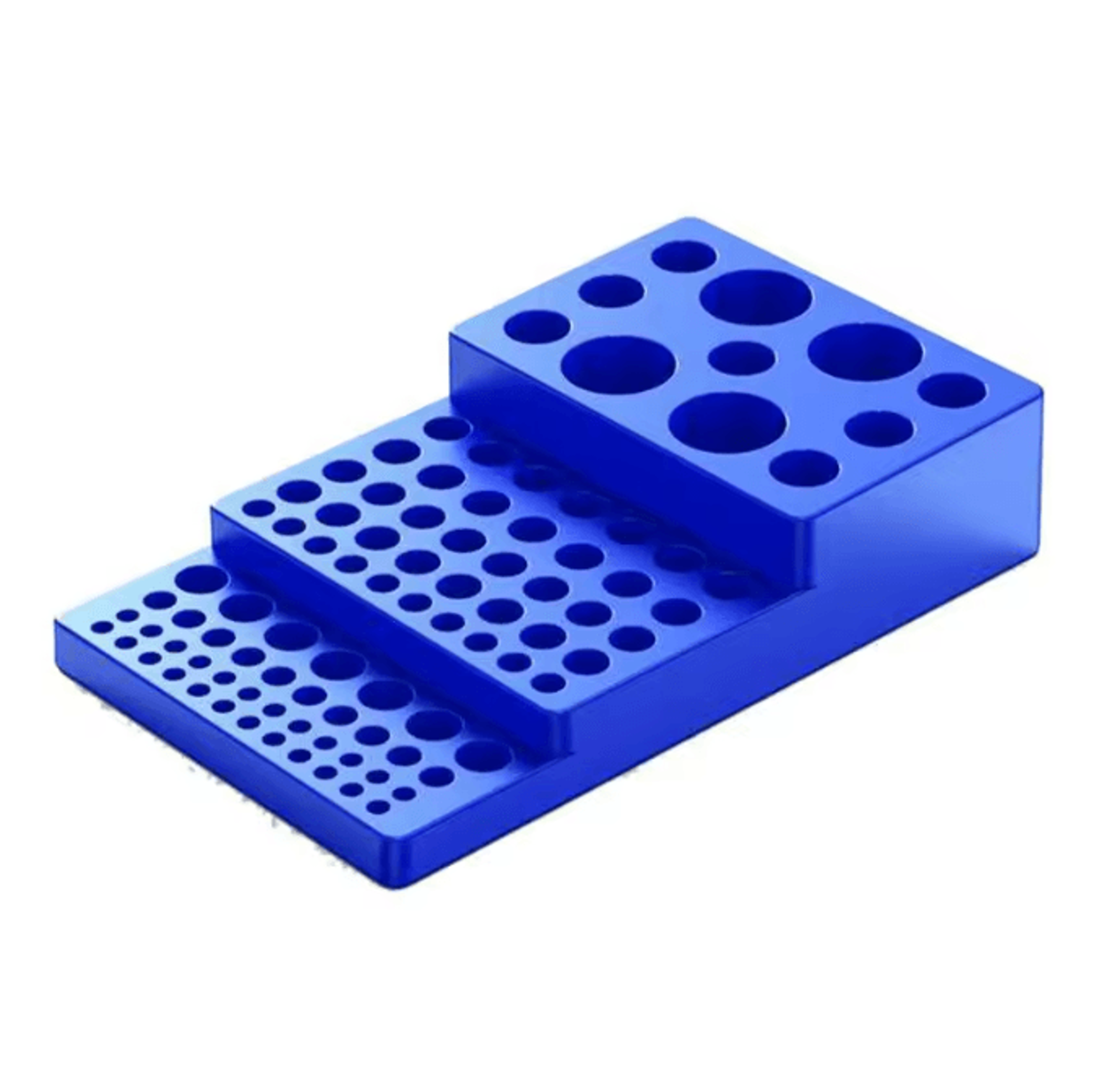 stepped laboratory test tube rack