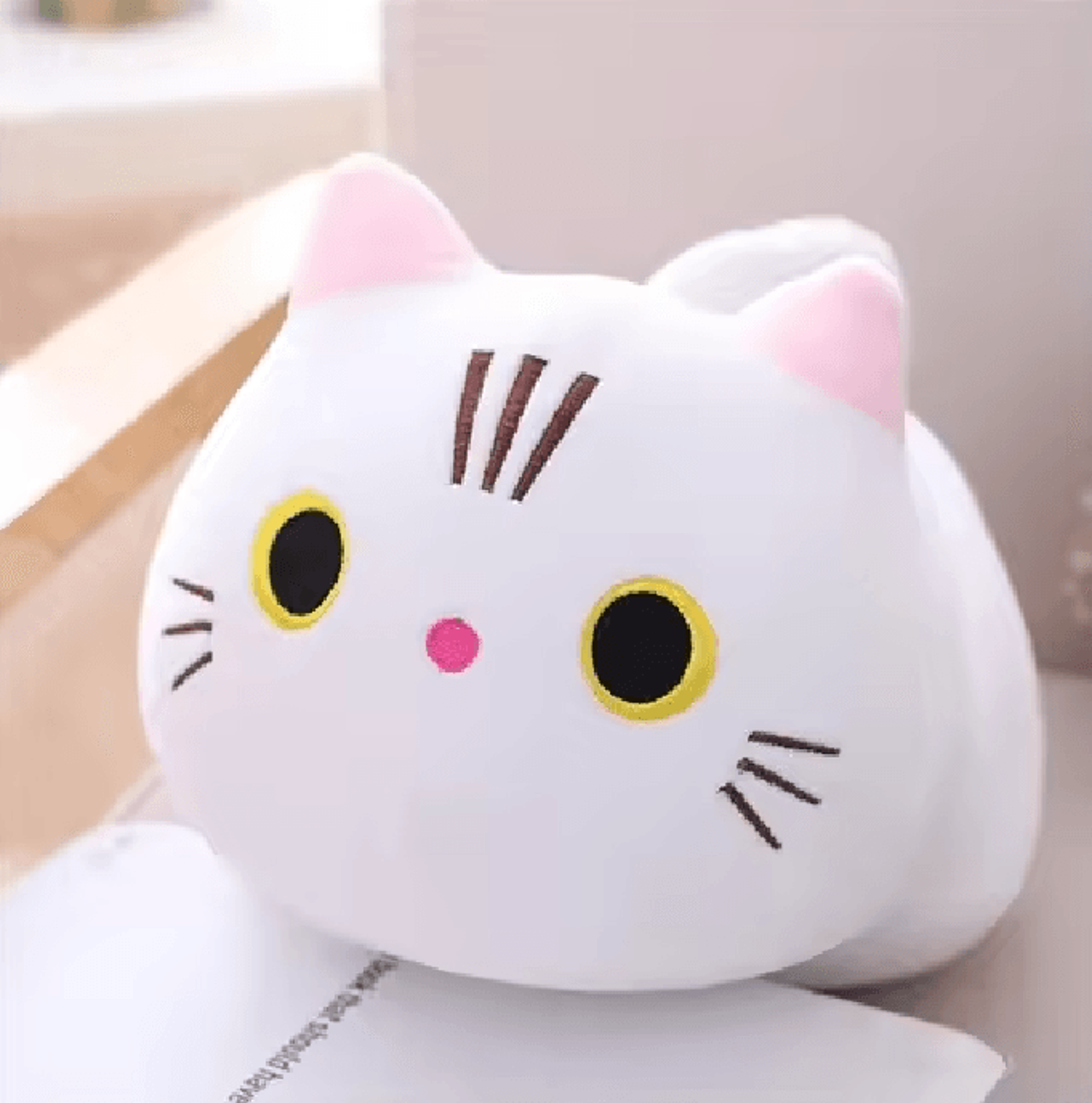 CuddlePaws Soft Cat Plush Pillow 6