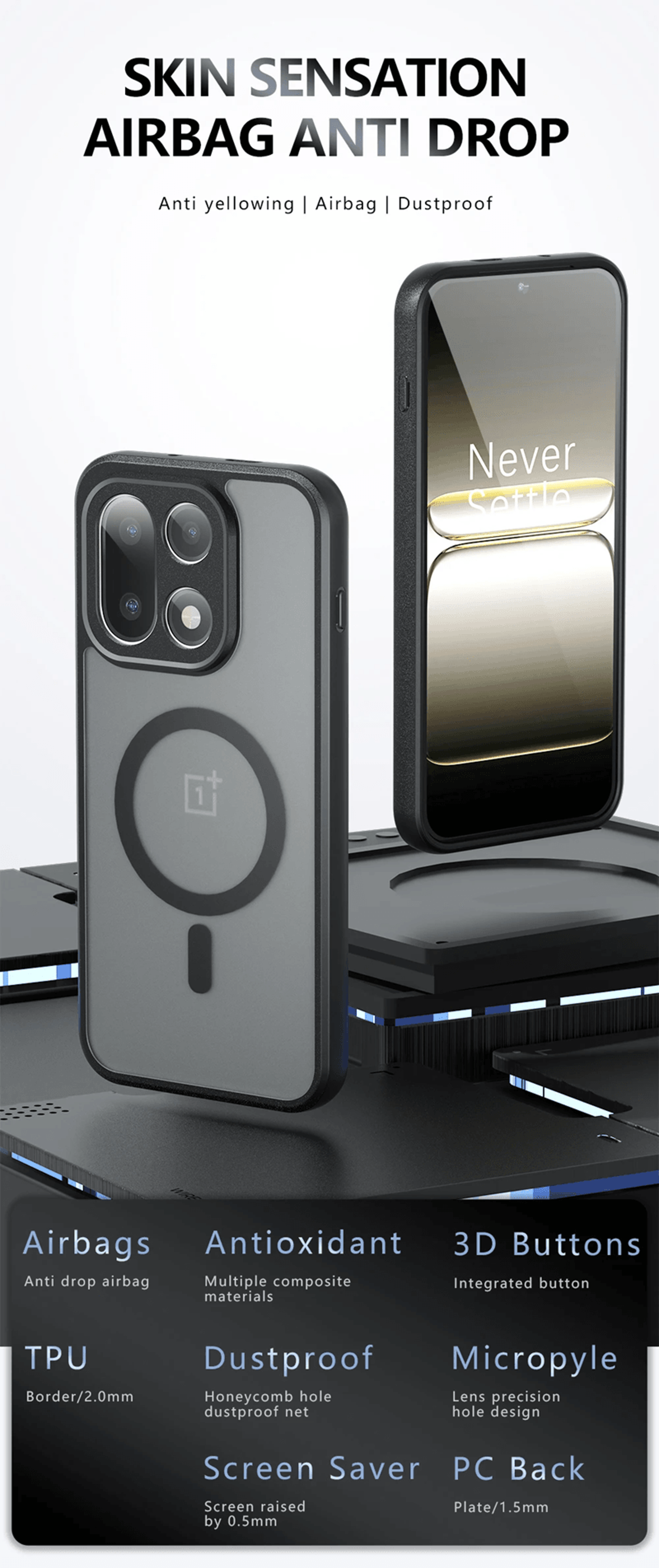 magsoft oneplus magnetic case