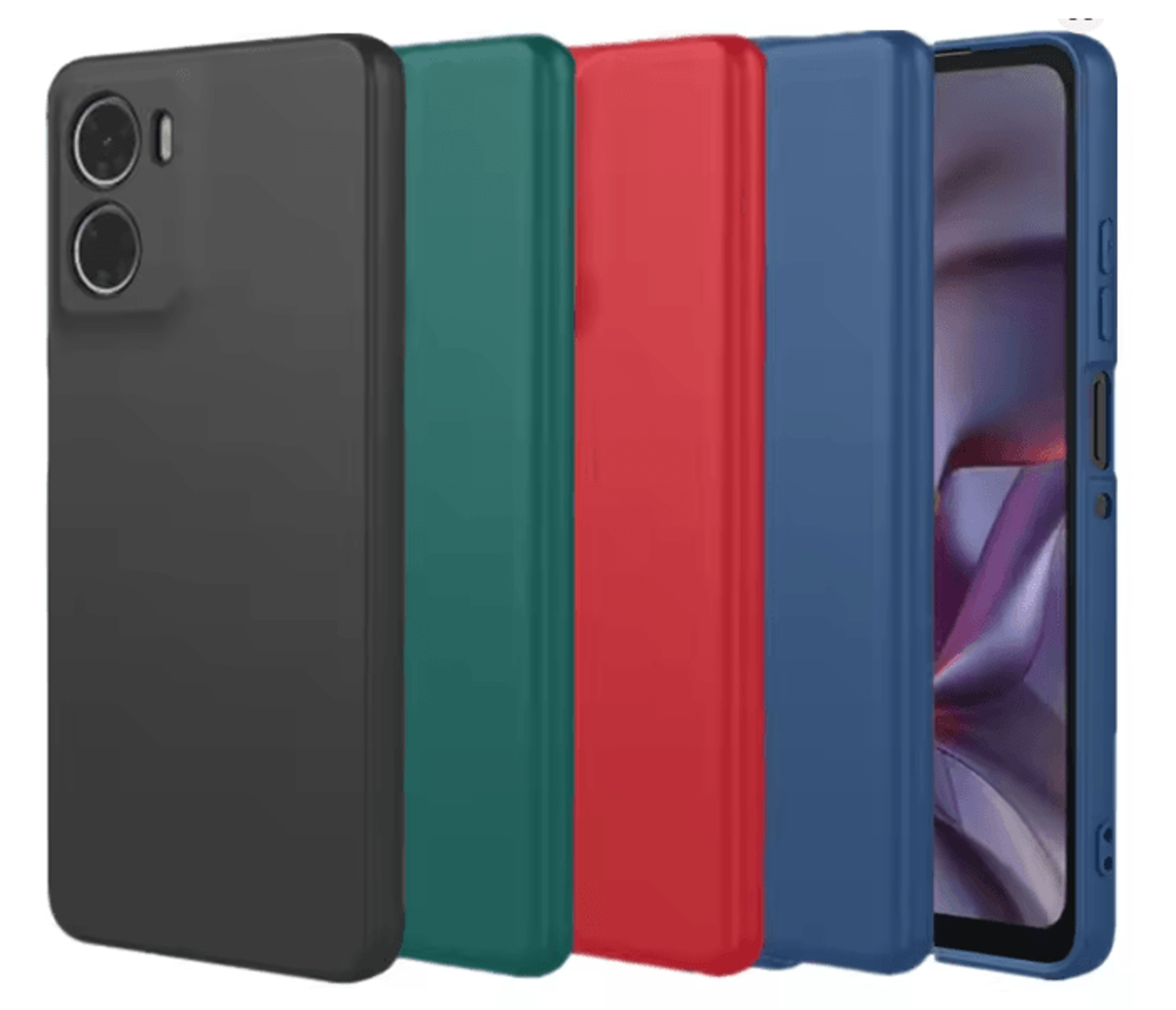 liquid silicone protective case for motorola moto g06 g56 g86