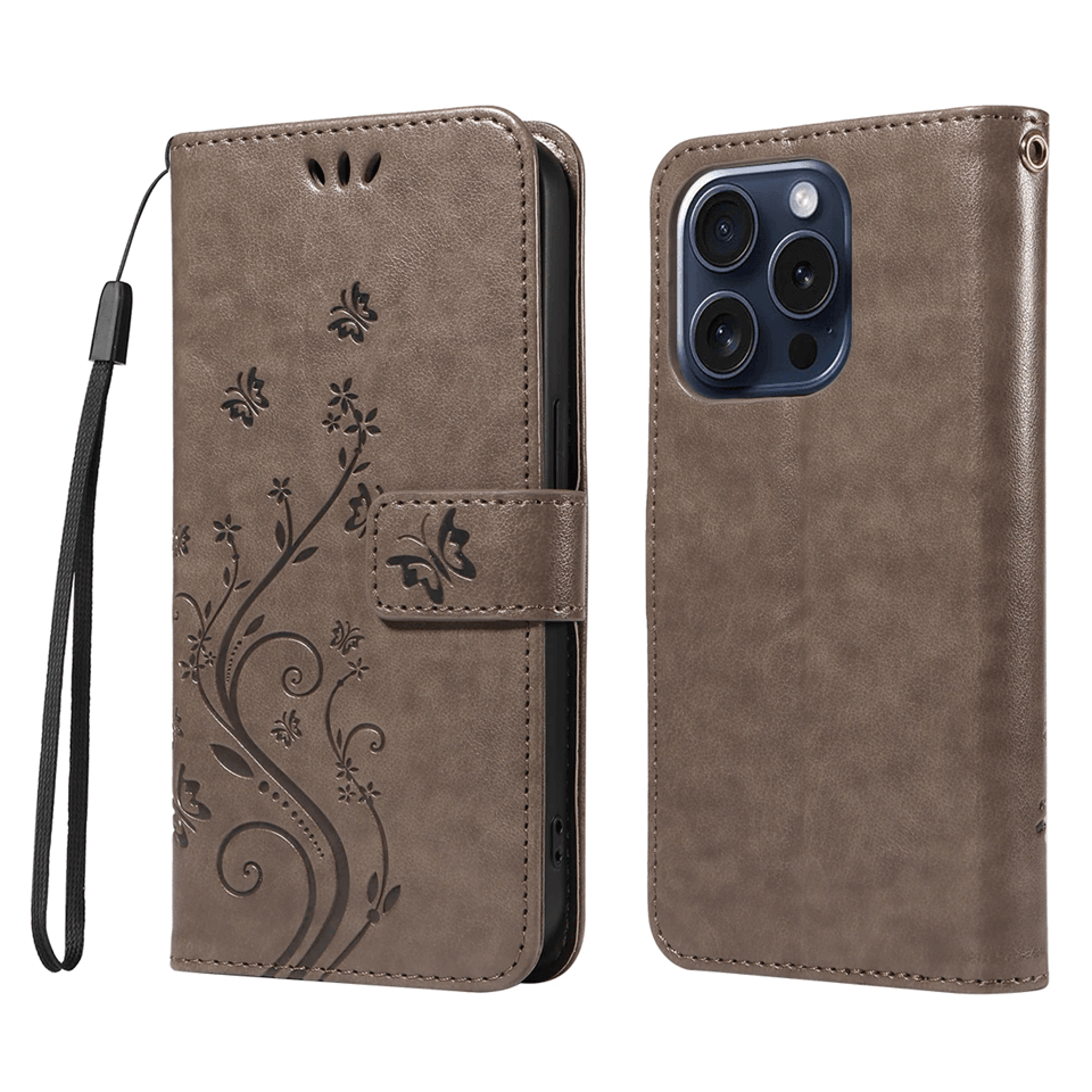 pu leather wallet phone case with lanyard for samsung galaxy flip cover card holder