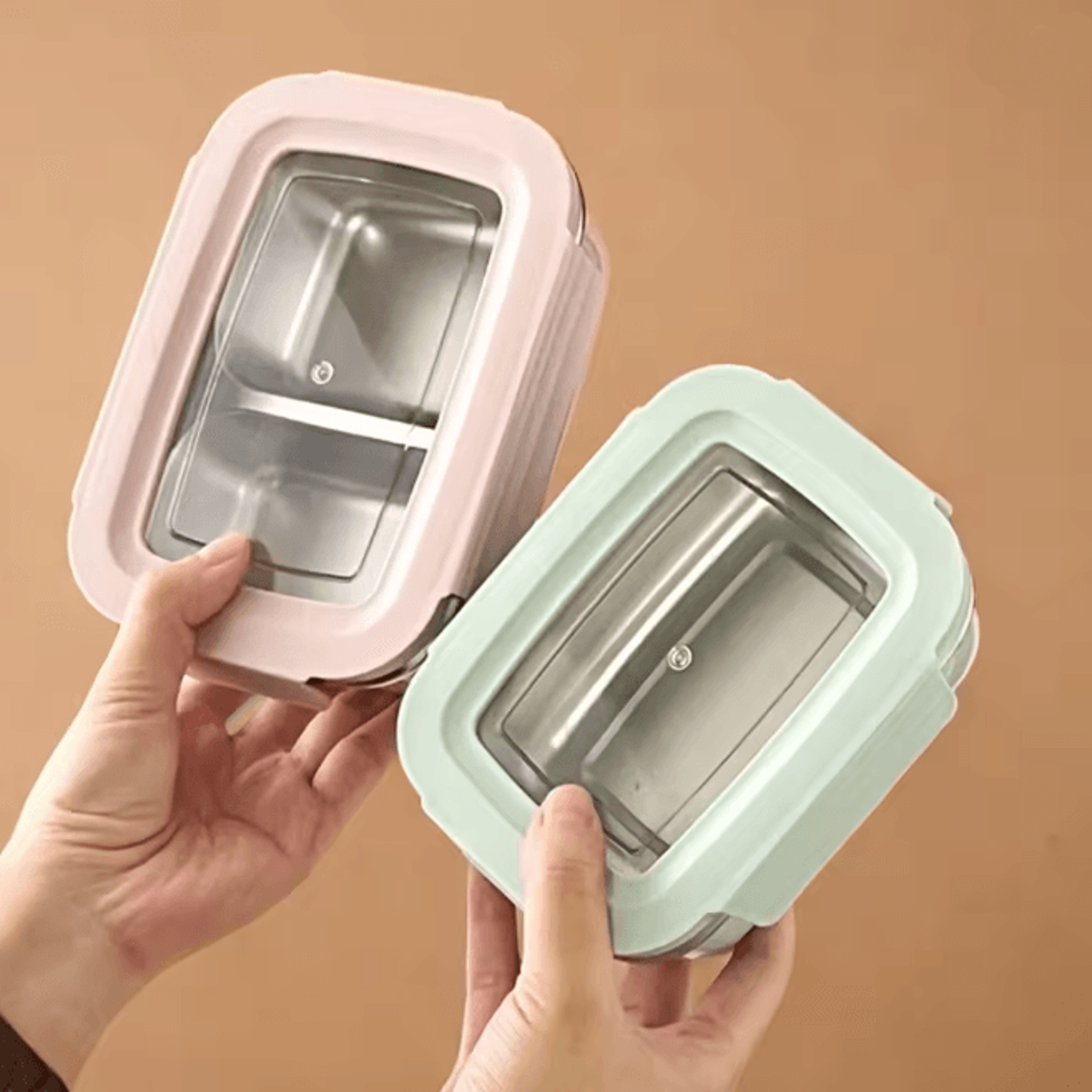 worthbuy stainless steel bento lunch box divided sealed food container