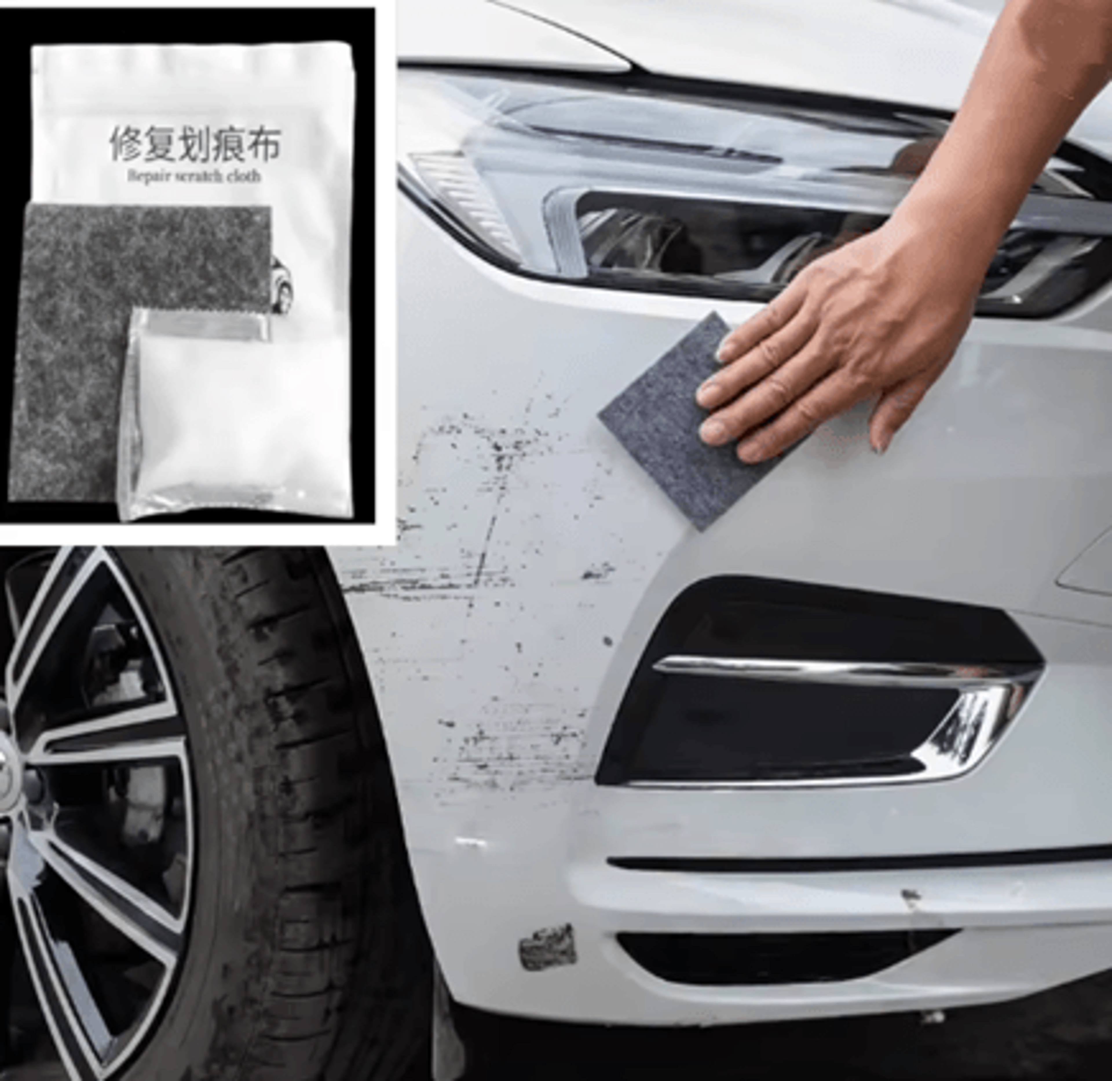 nano magic car scratch remover cloth paint repair wipe