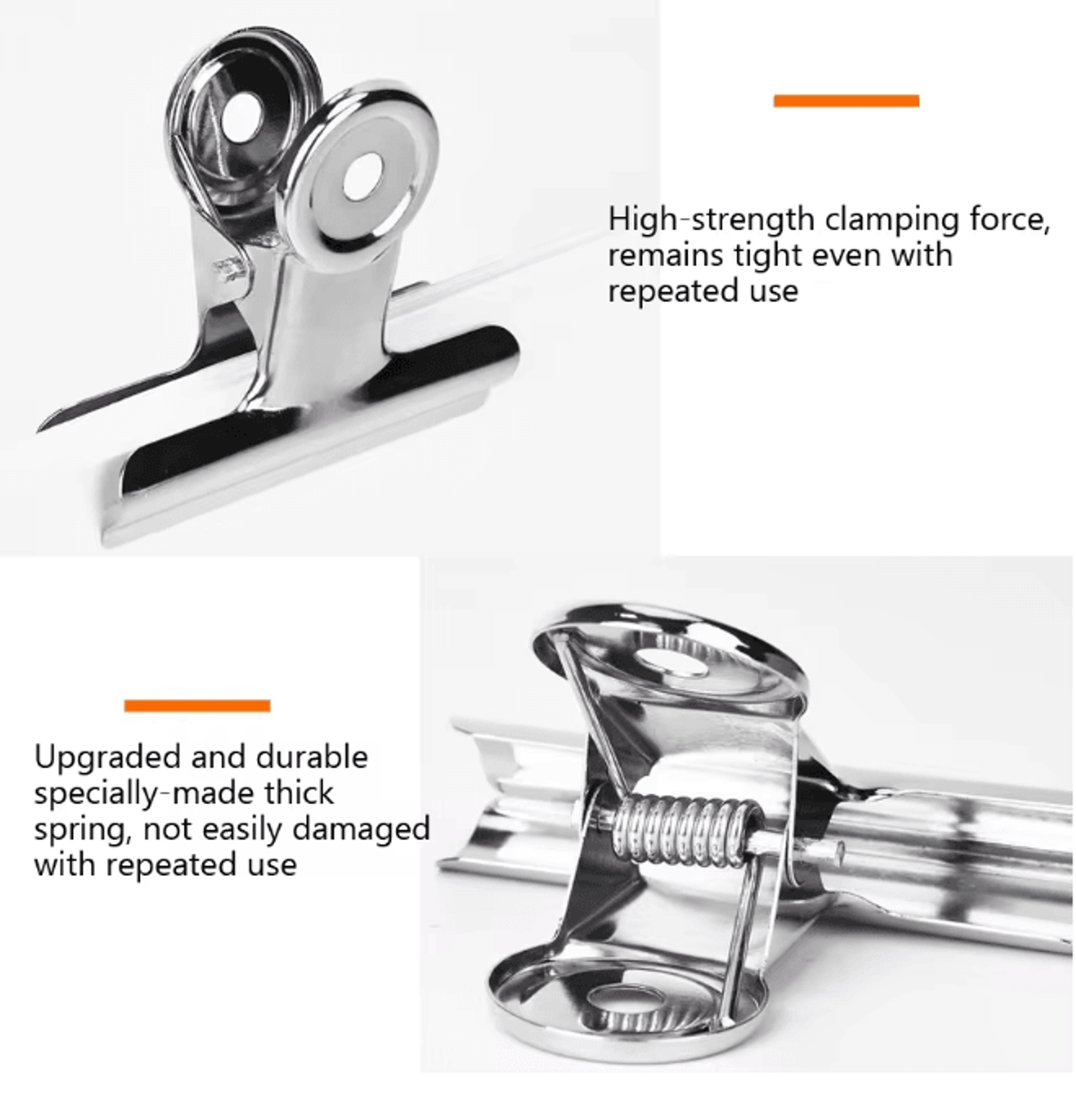 Nail Fixing Clips Set For Fiber Extension Shaping Stainless Steel 6 Piece 1