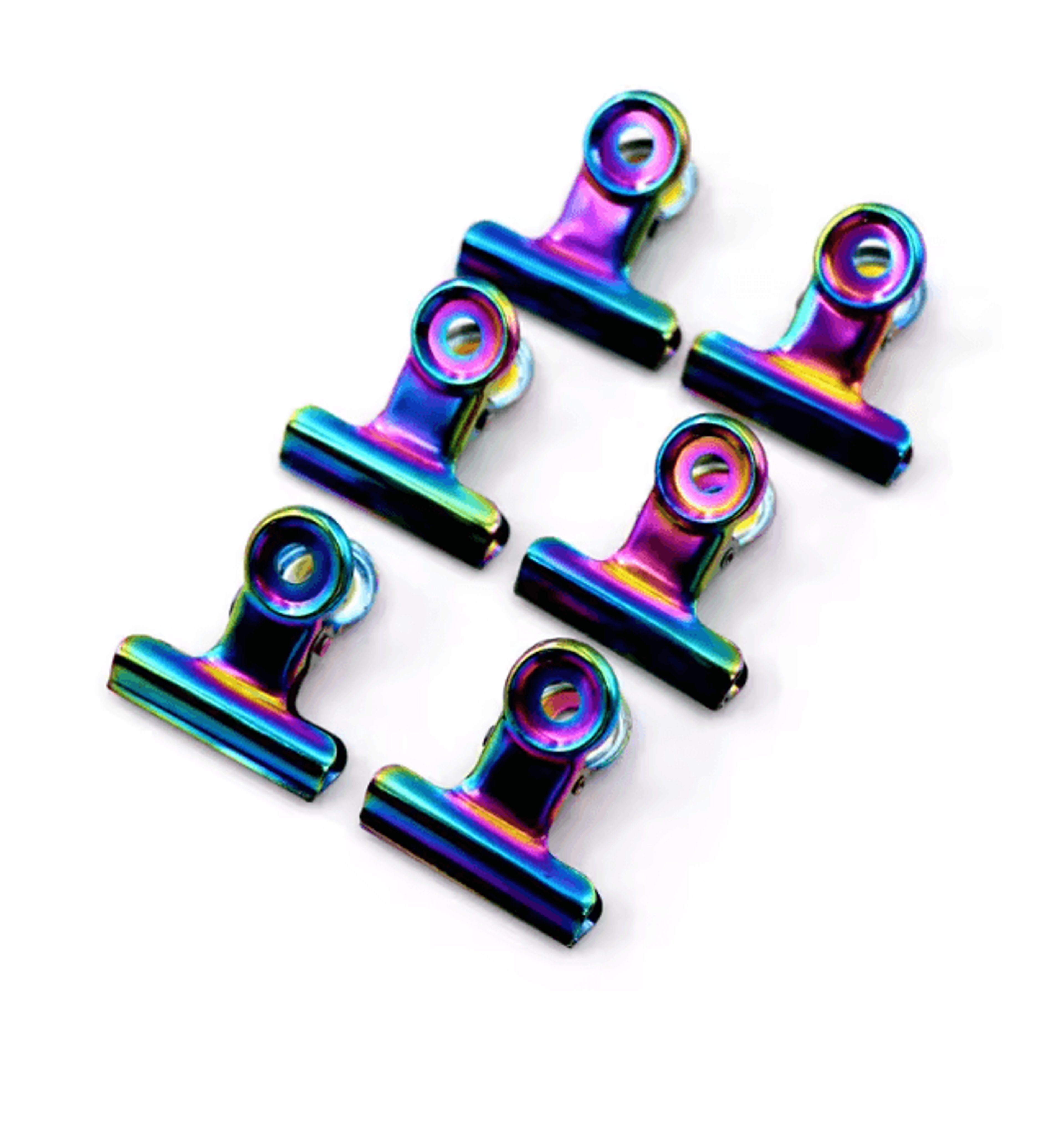 Nail Fixing Clips Set For Fiber Extension Shaping Stainless Steel 6 Piece 7