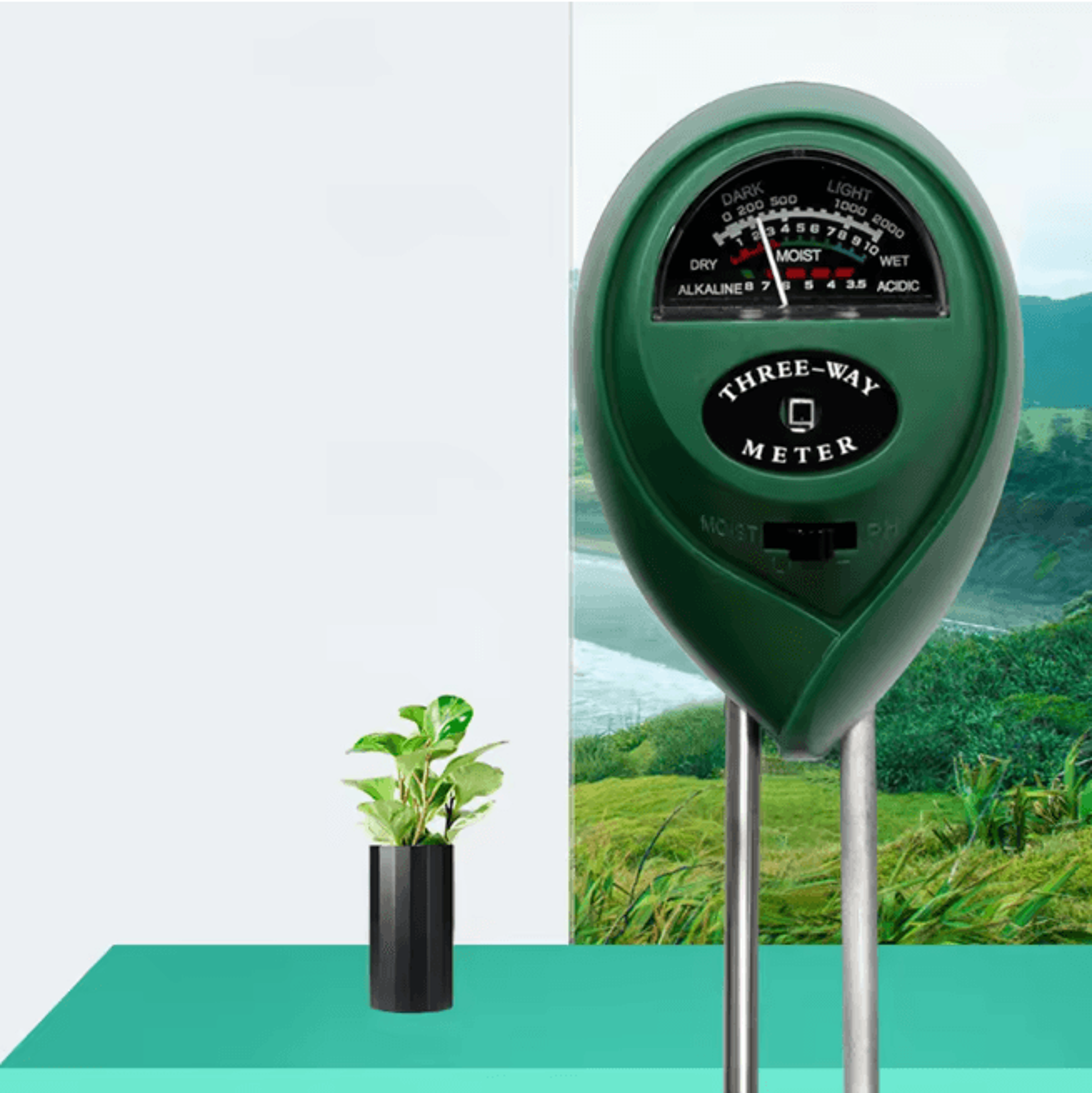 3 In 1 Soil PH Meter Moisture And Light Tester For Garden Plants 3