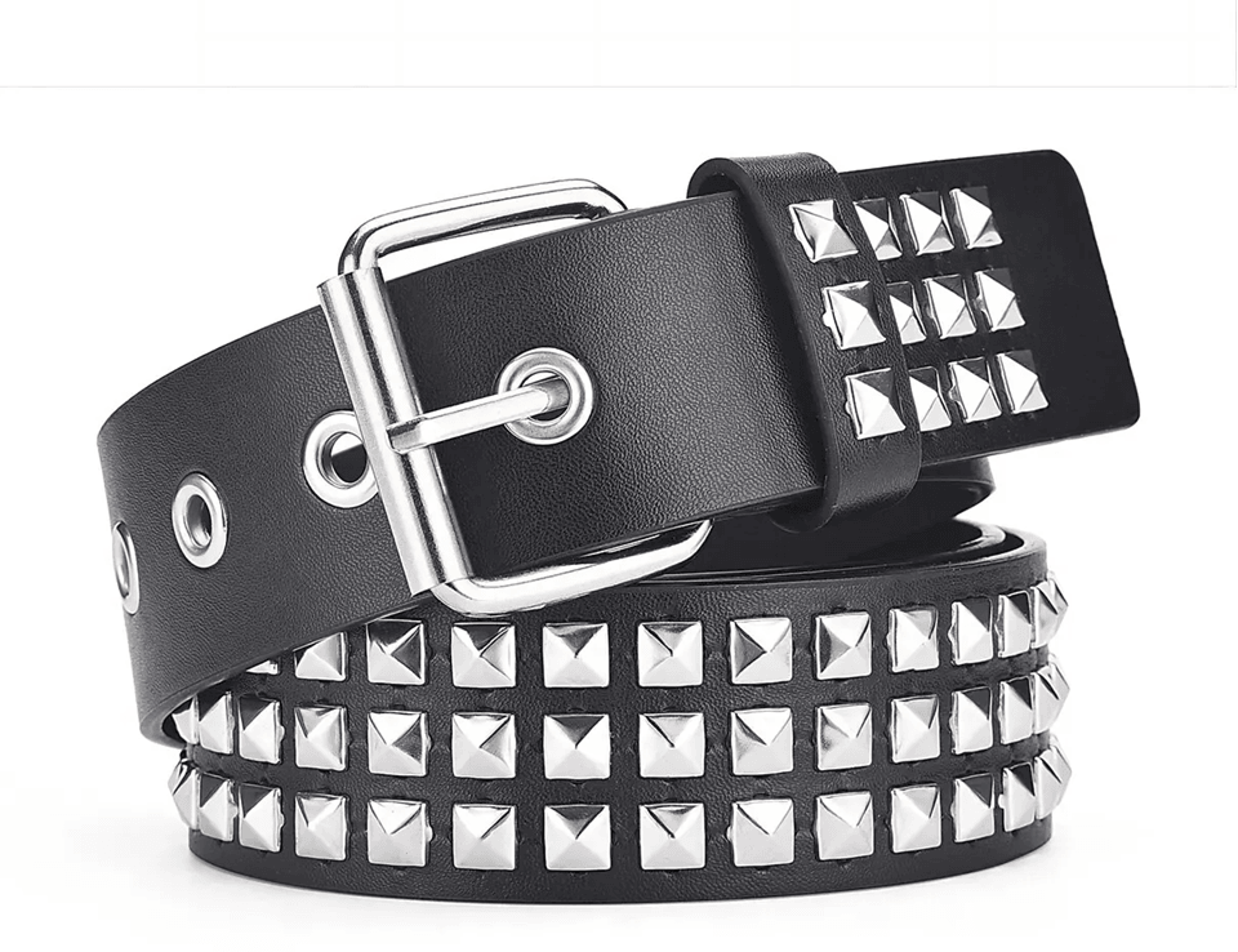 Unisex Punk Rivet Belt Heavy Metal Rock Style 3