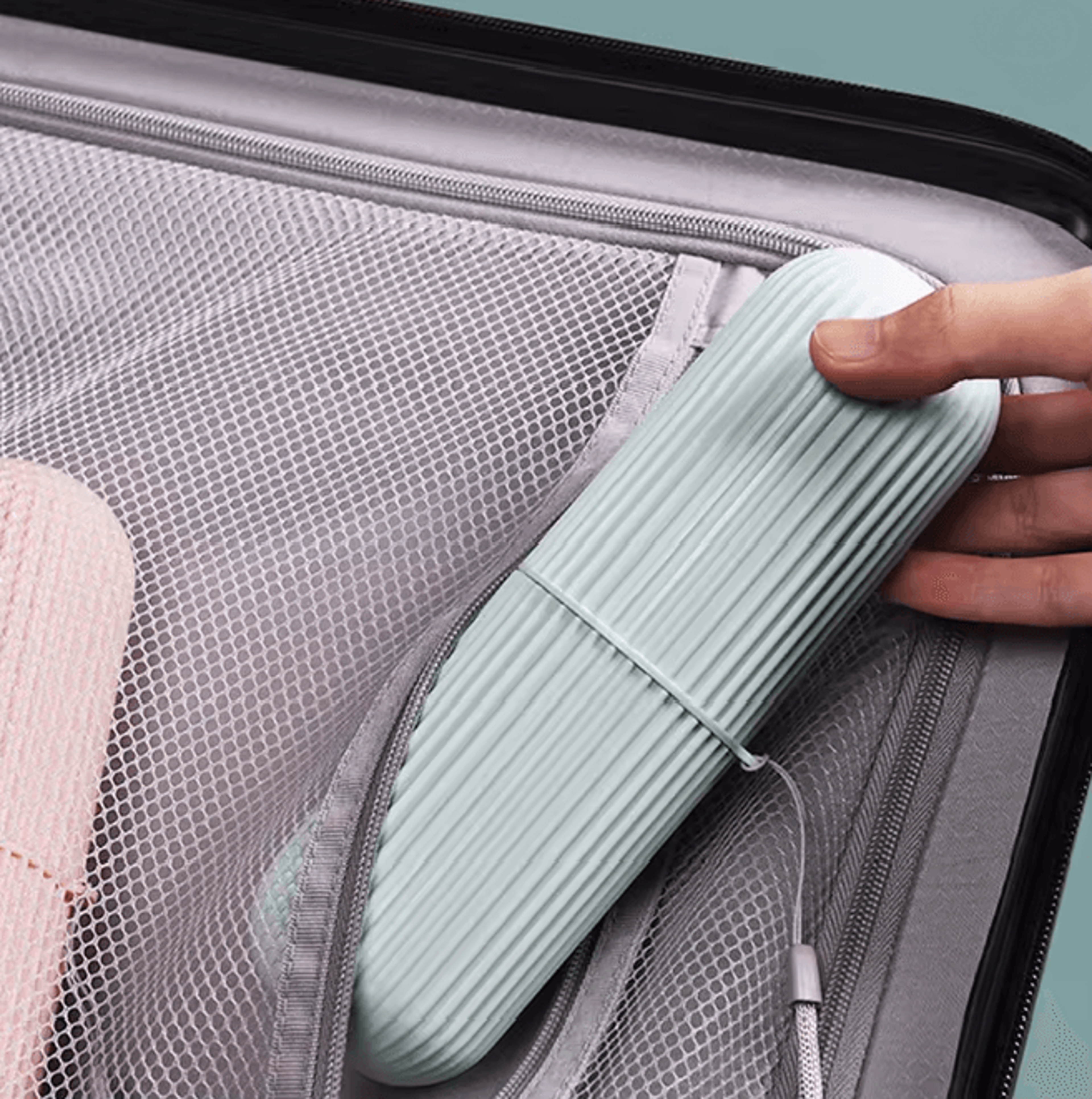 Portable Toothbrush Storage Case Travel Toothpaste Holder Organizer 2