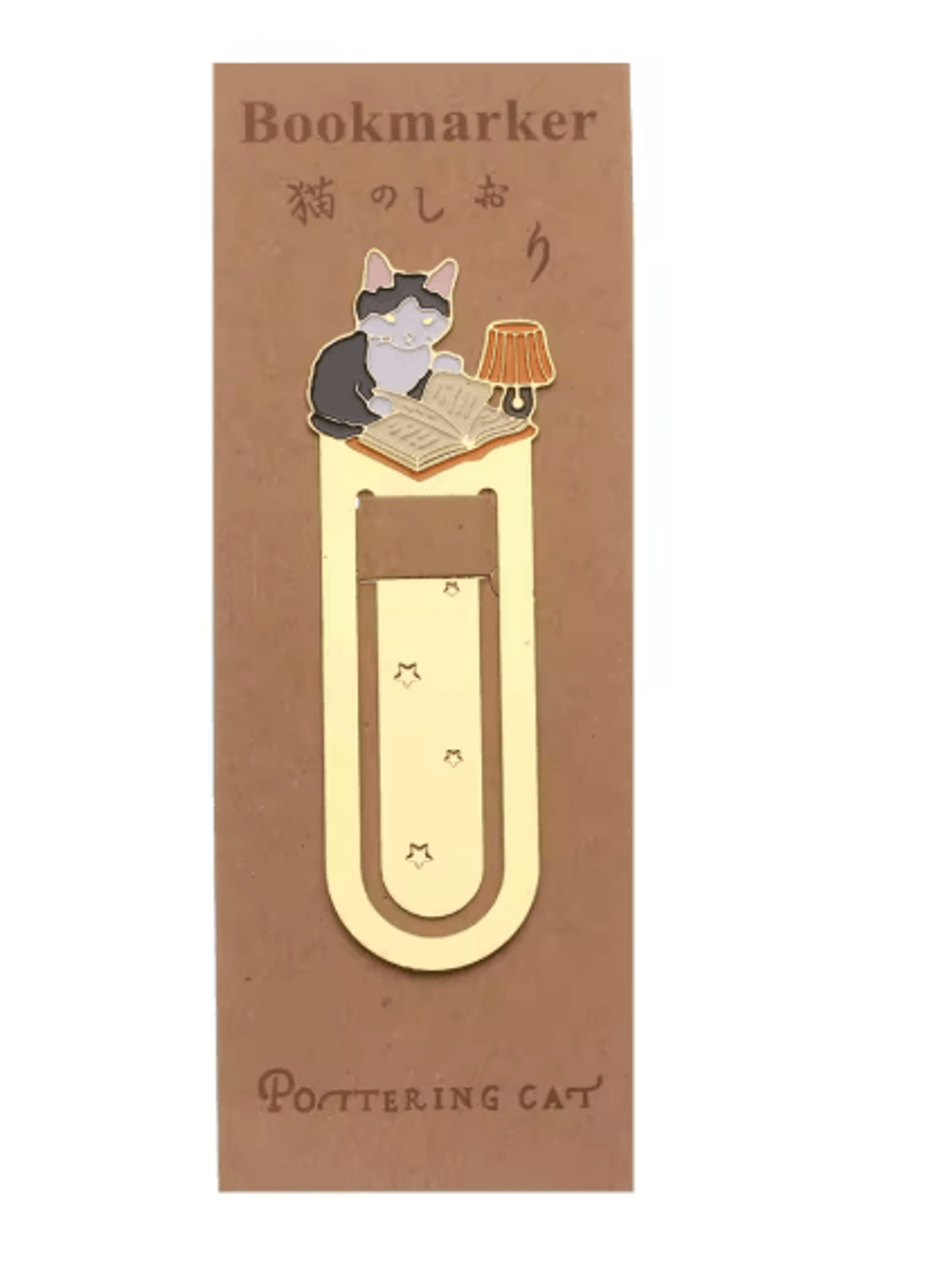 Gold Plated Cat Bookmark Folder Clip Cute Reading Label 10