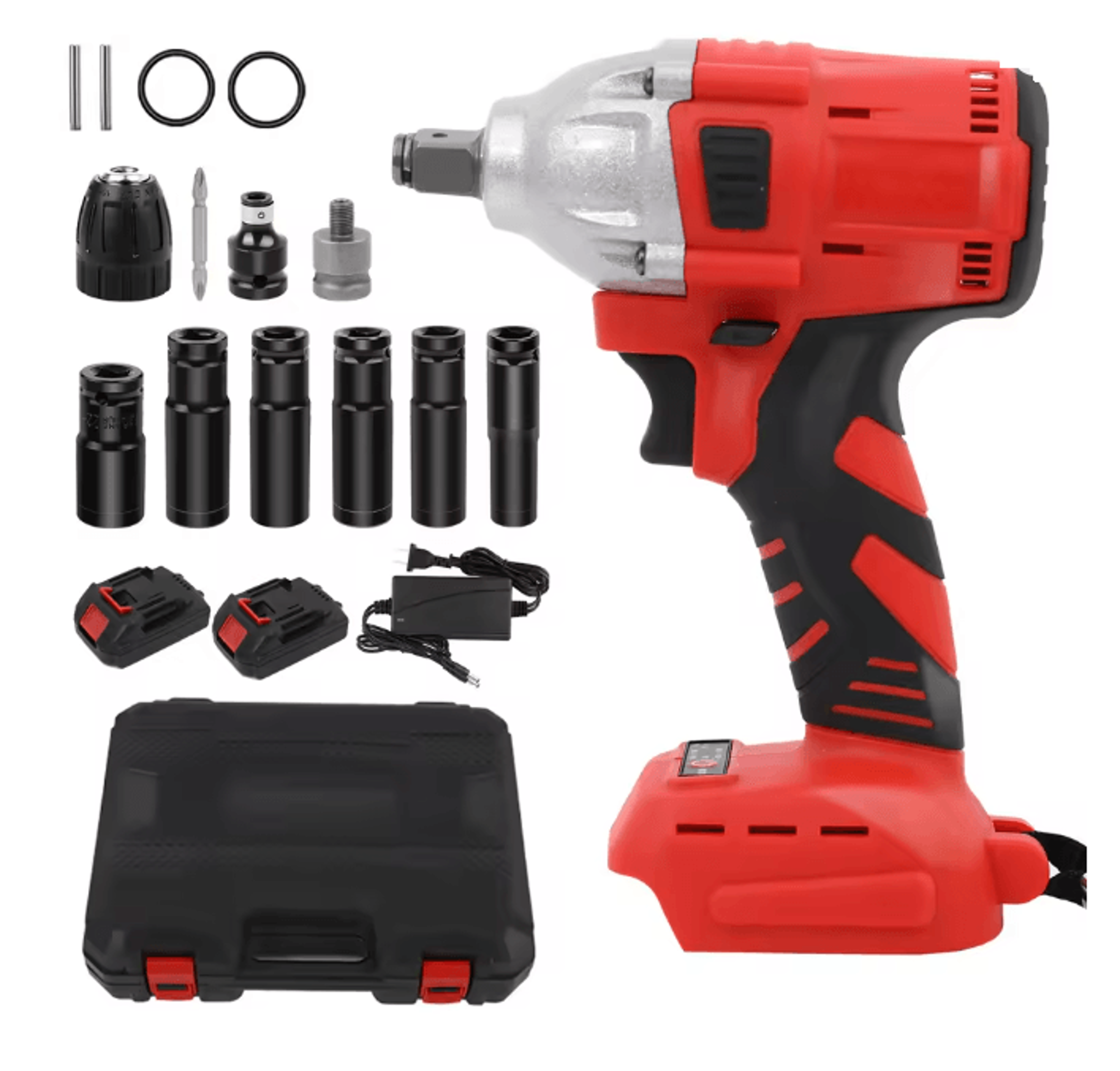 High Torque Cordless Impact Wrench Brushless 20V Power Tool With Batteries 5