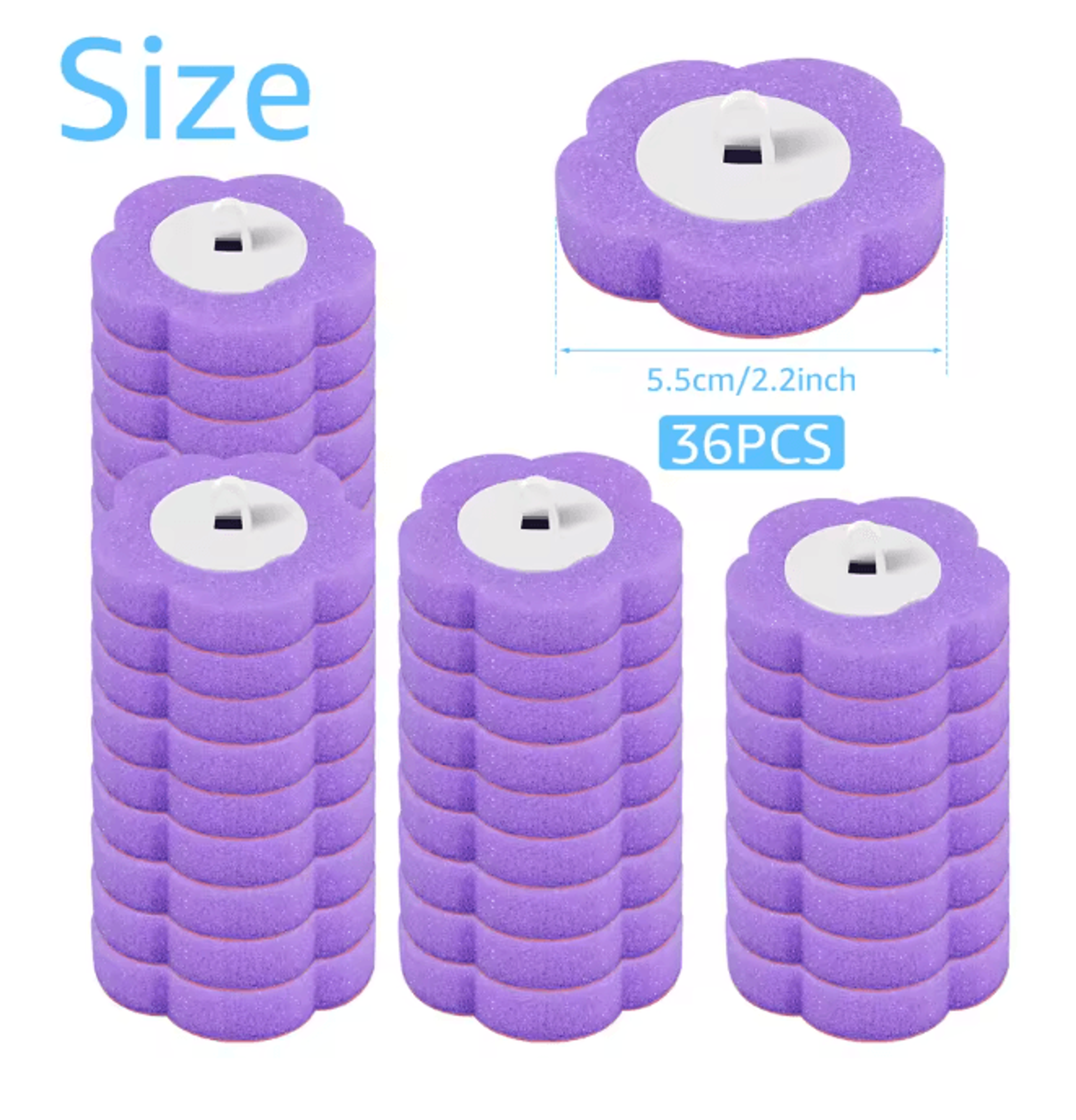CleanEase Disposable Toilet Brush Cleaner Long Handle Bathroom Cleaning Kit 1