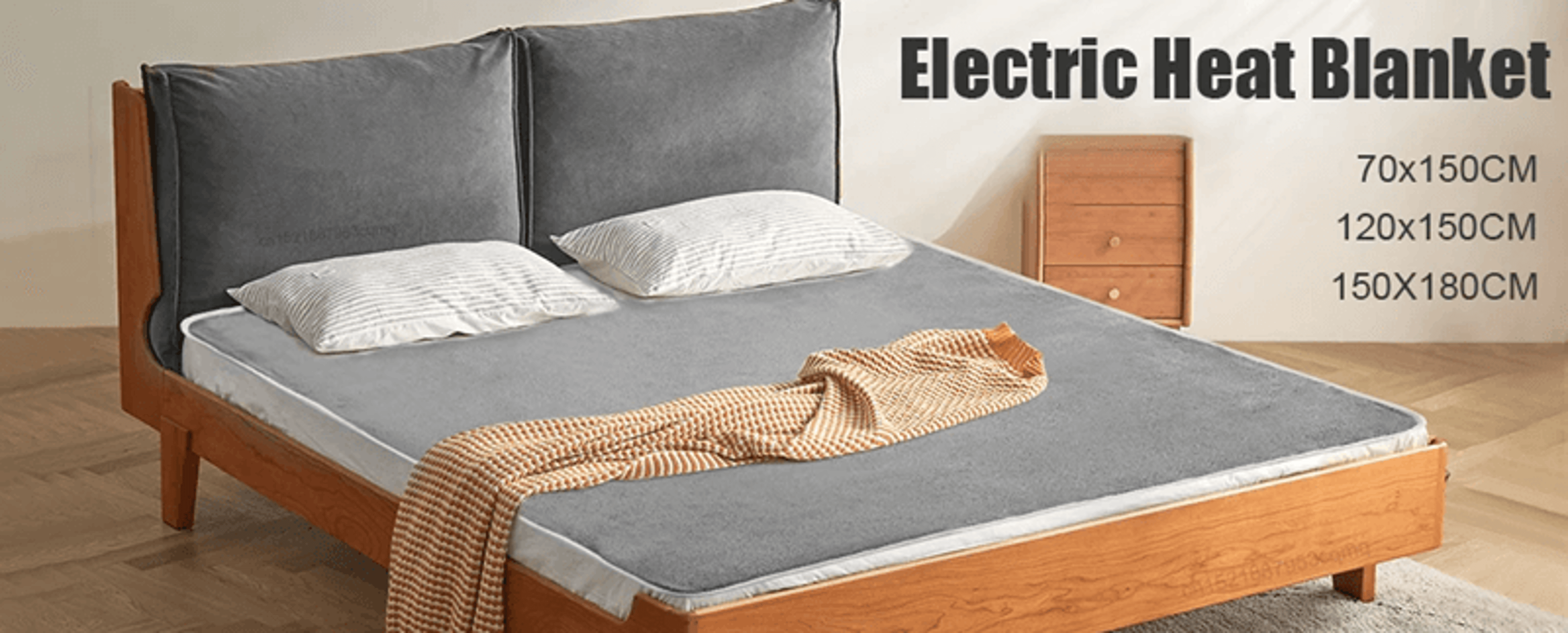 electric heated mattress pad eu plug 220v double body warmer