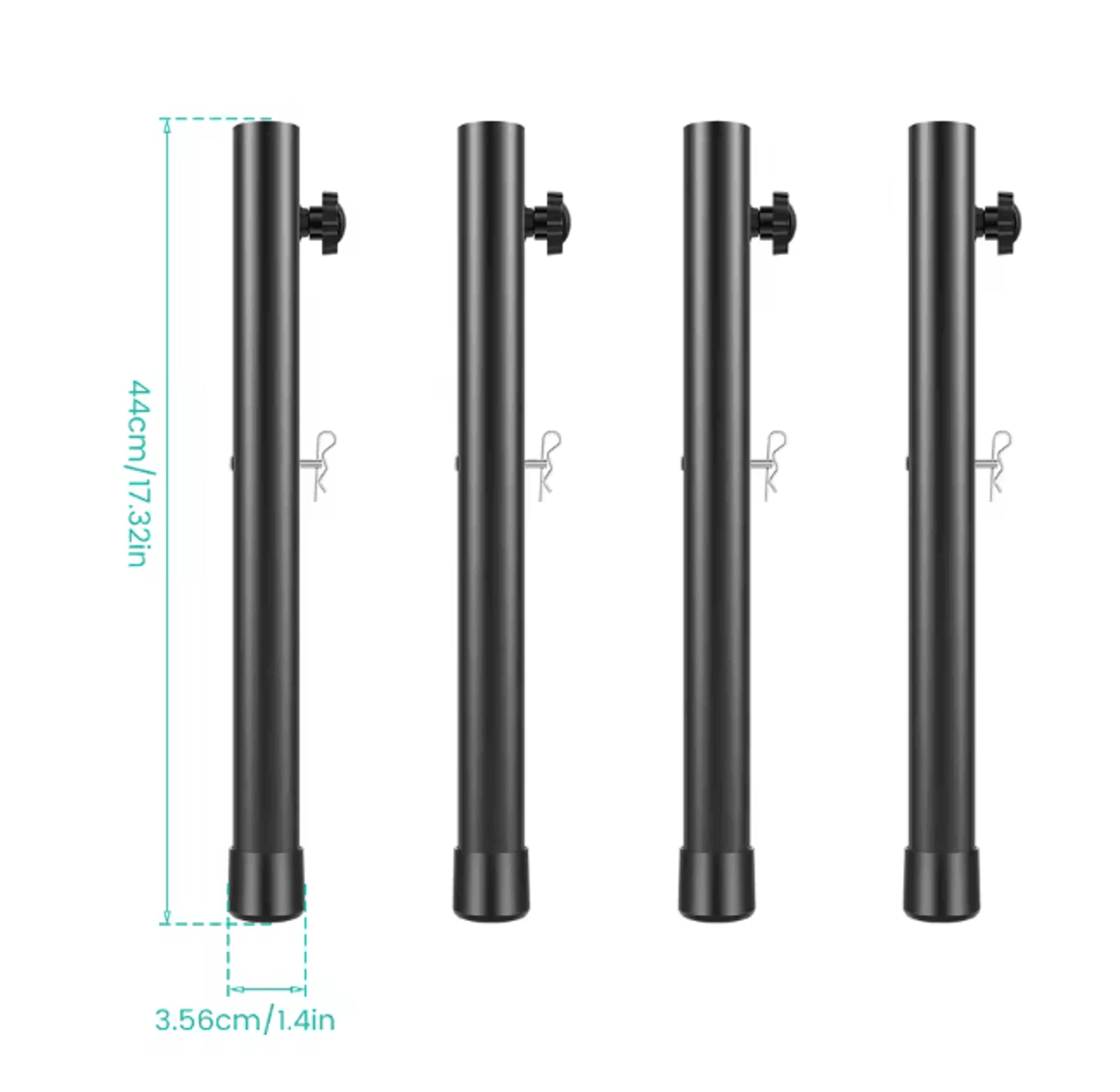 Adjustable Folding Metal Furniture Legs Invisible Support Feet Set Of 4 5
