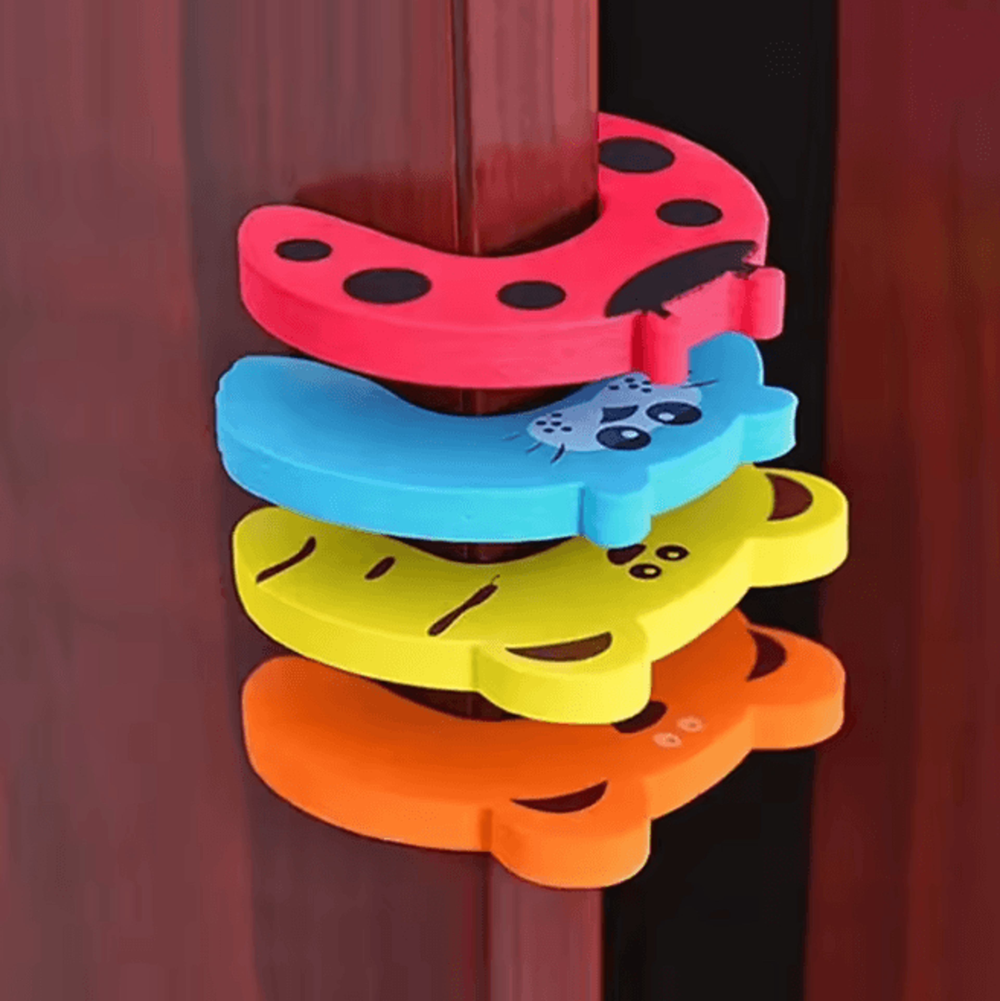 SafeGuard Baby Door Stopper Finger Protector Set 2