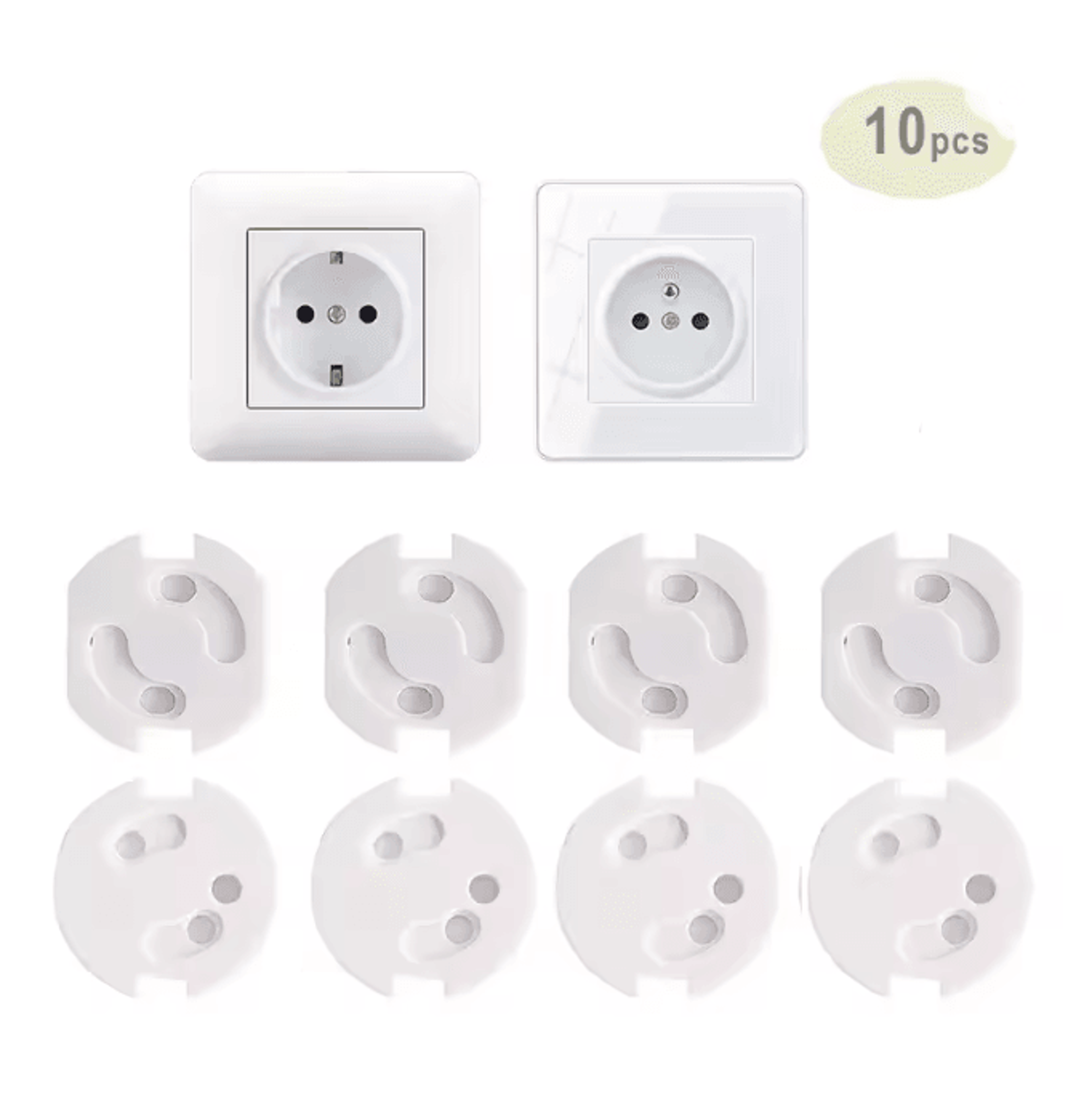 safeplug baby outlet covers 10 pack socket protectors