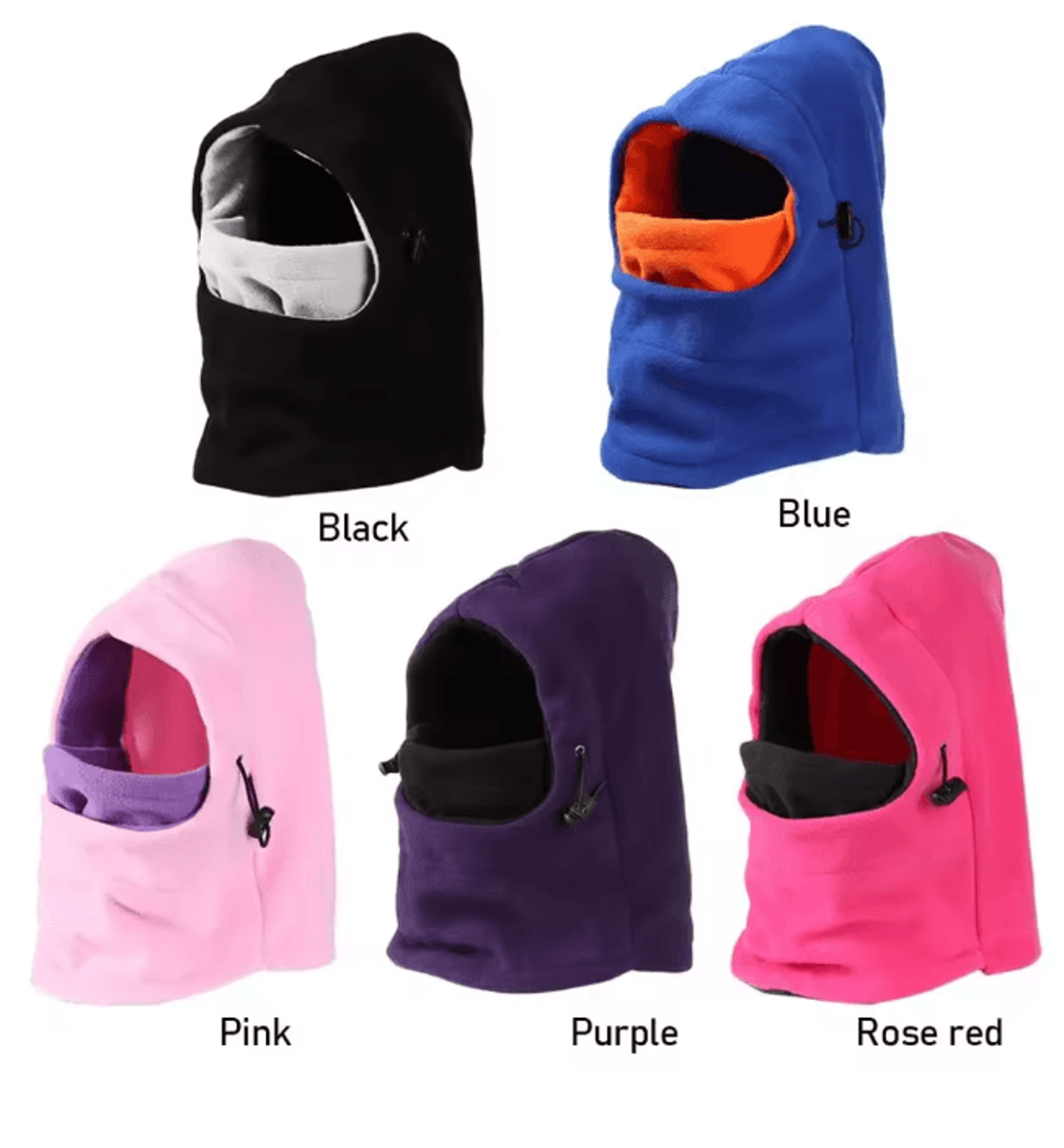 WarmGuard Kids Fleece Balaclava Thermal Winter Ski Mask Hood 2