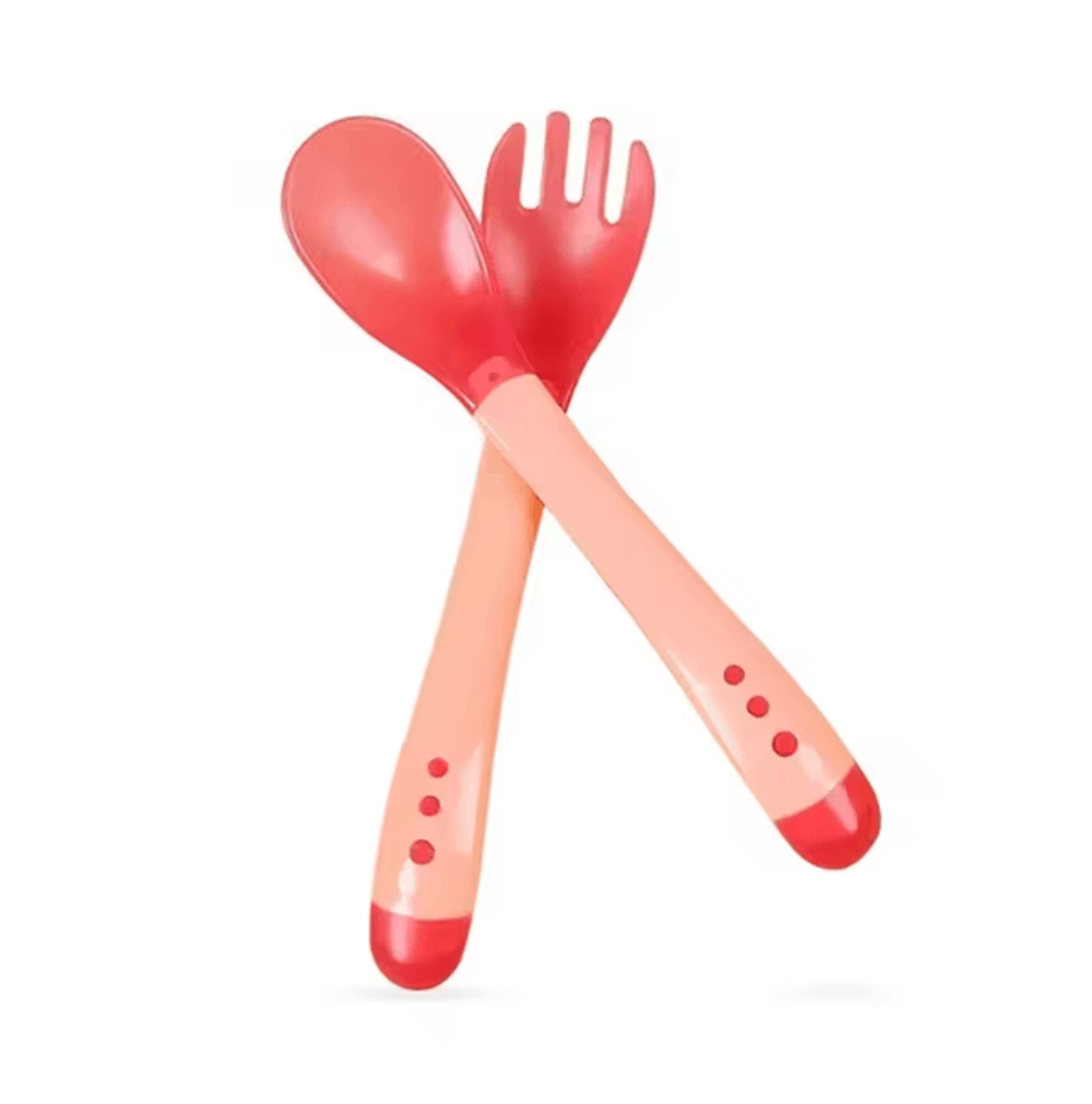 ThermoSafe Baby Temperature Sensing Spoon And Fork Set 5