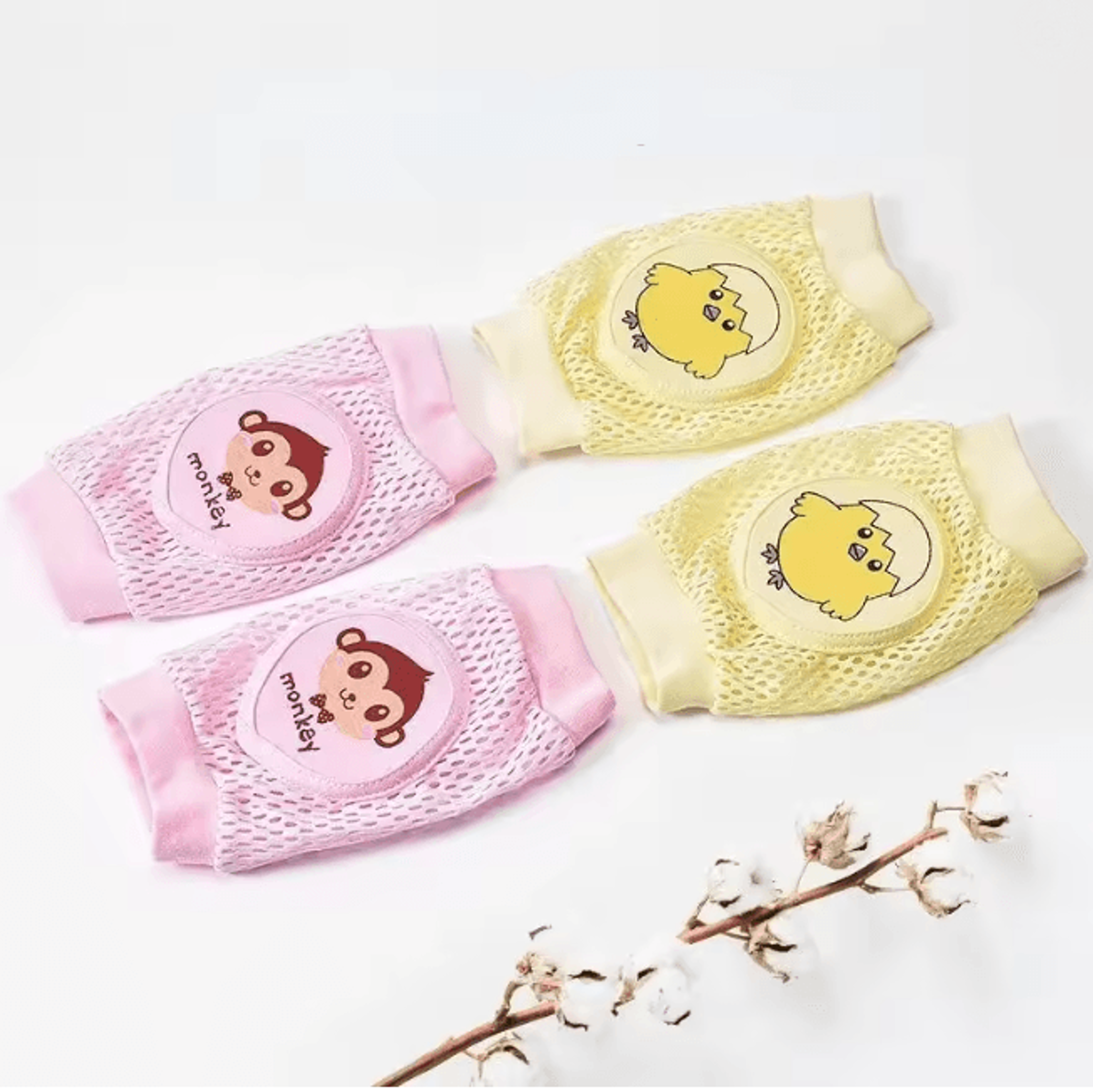 CrawlGuard Baby Knee Pads 2 Pack Breathable Toddler Knee Protectors 7