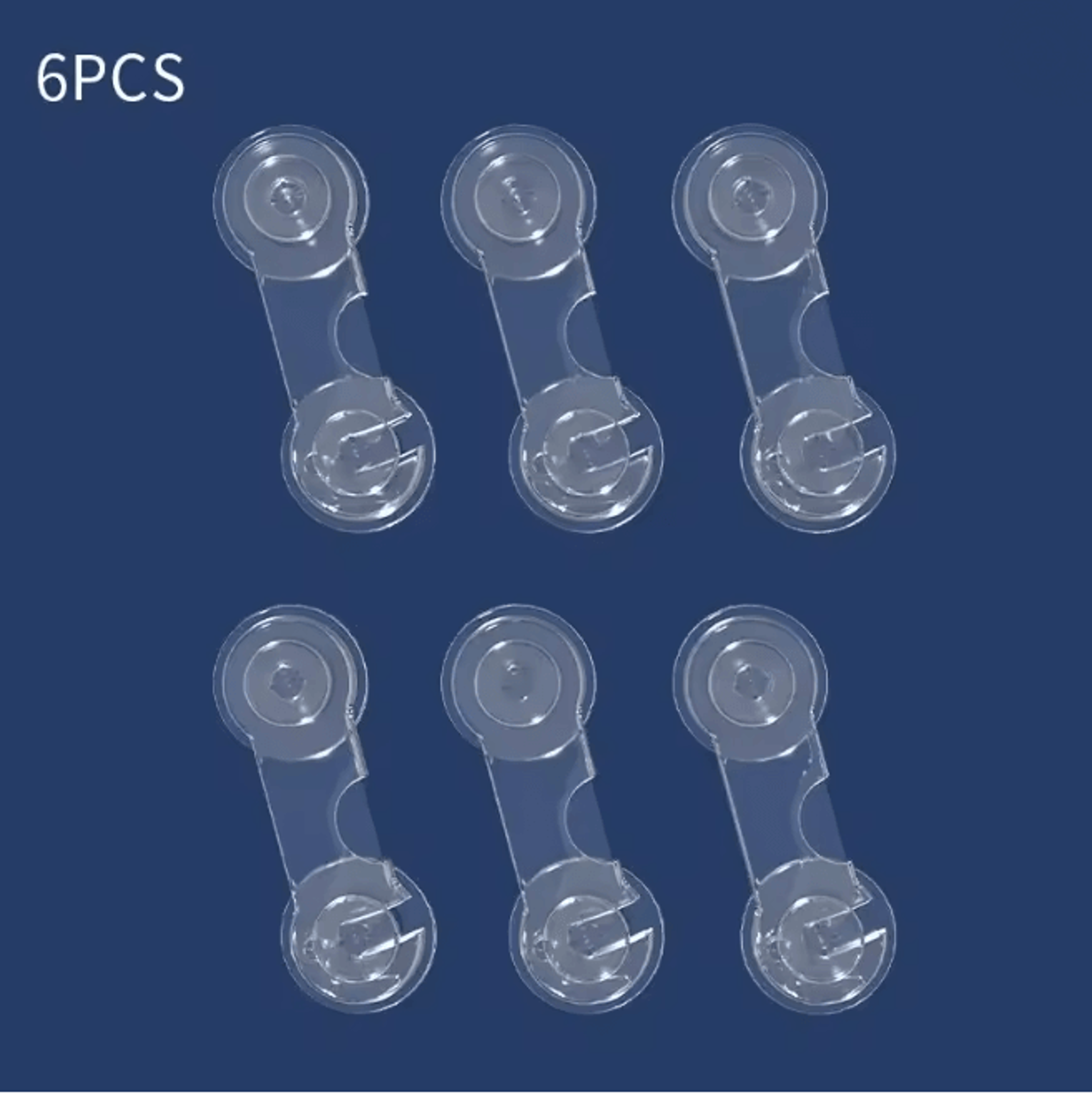 SecureHome Baby Cabinet Locks 6 Pack Adjustable Safety Straps 6