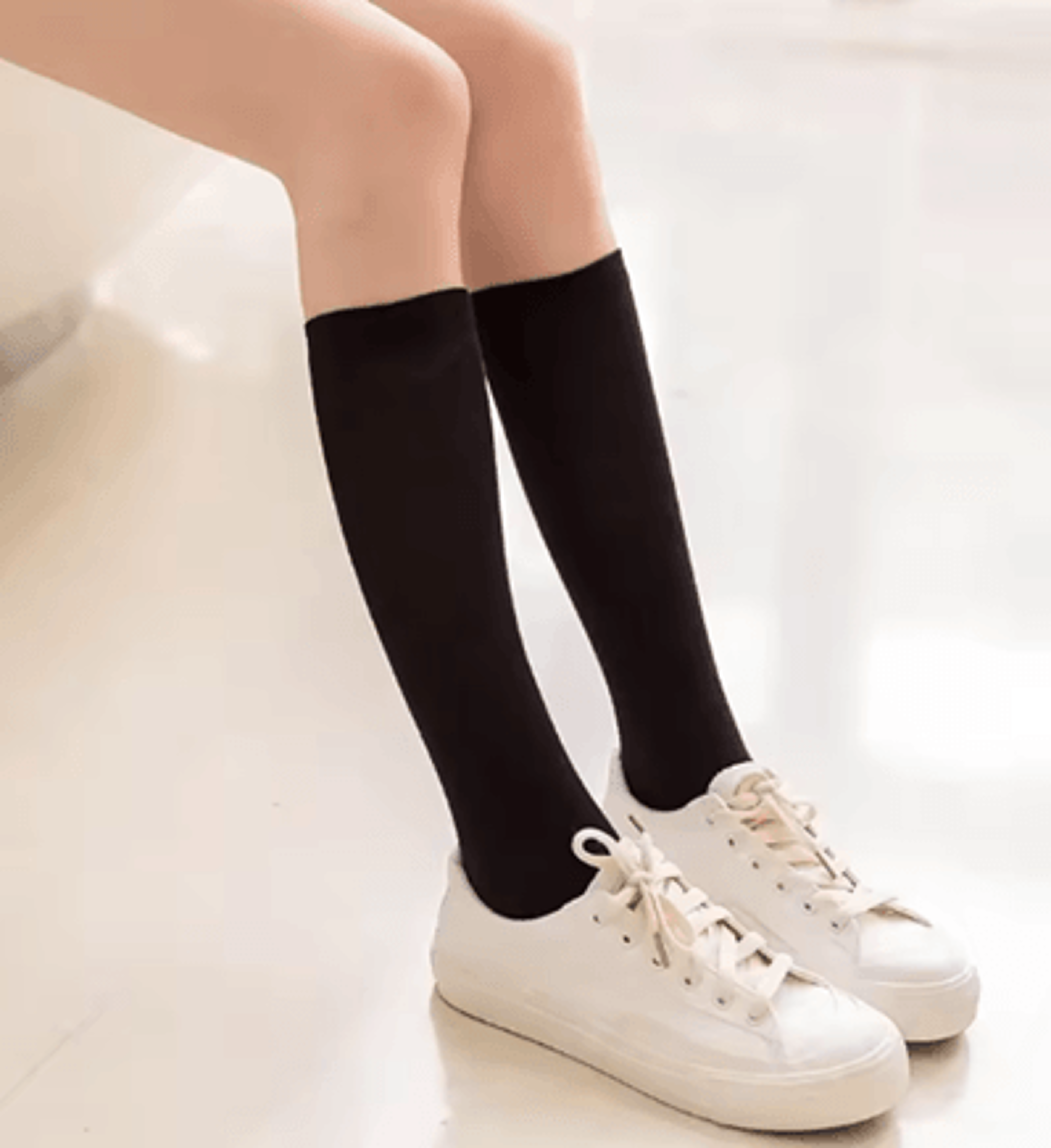 ClassicStep Girls Over The Knee Socks Cotton School Thigh High Stockings 4
